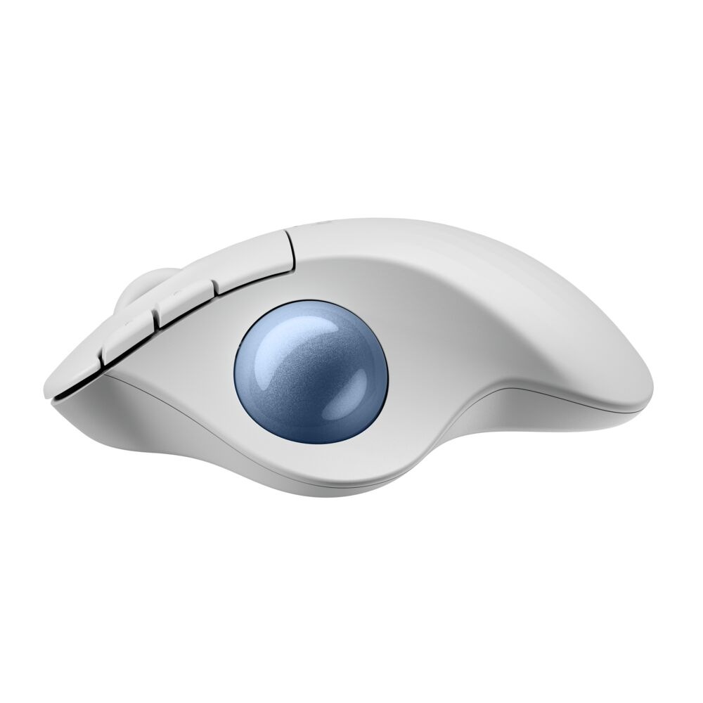 Logitech Gaming-Maus »ERGO M575S Wireless Trackball - OFFWHITE+BLUE BALL - EMEA28-935«, kabellos