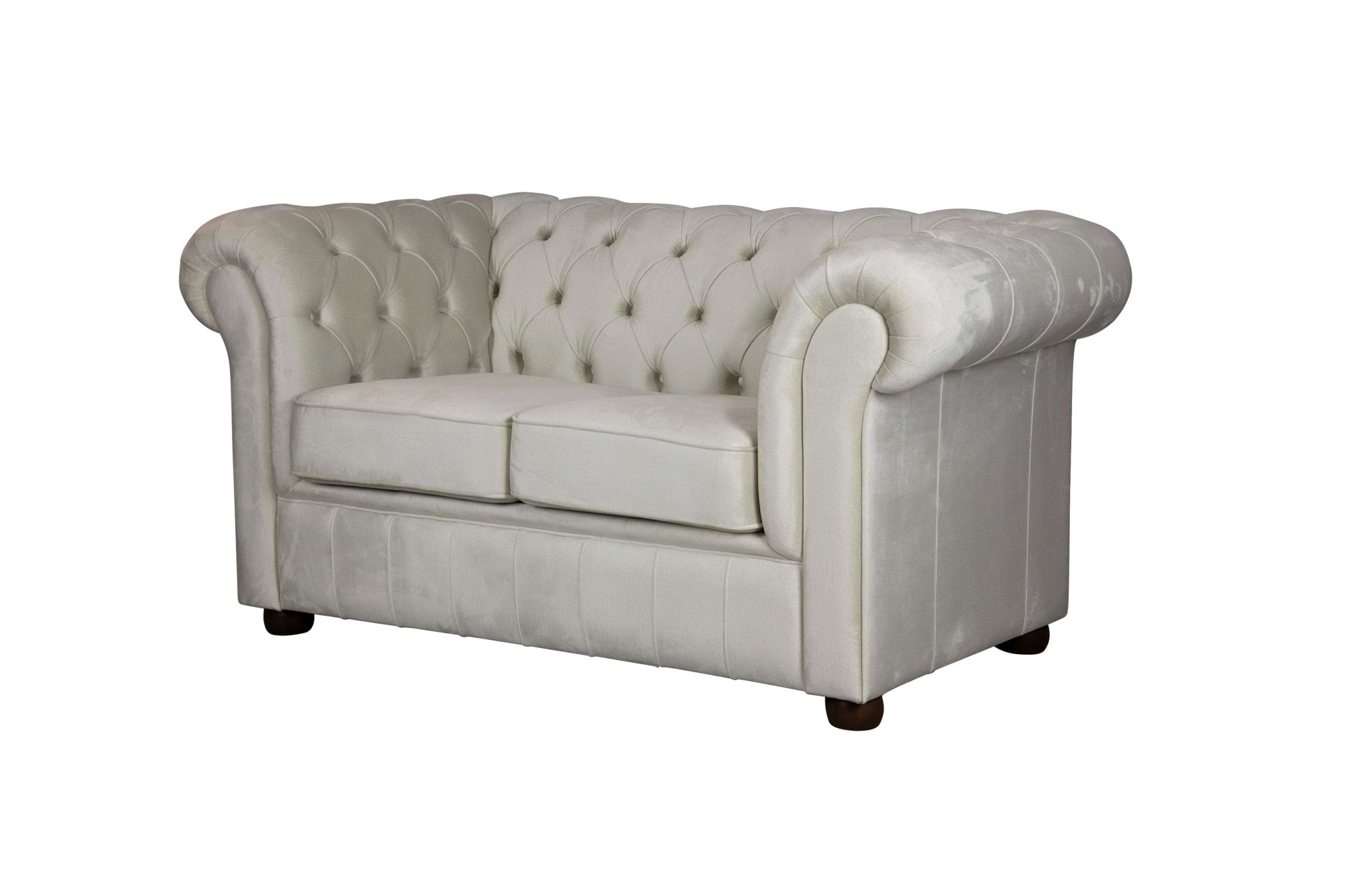 Home affaire 2-Sitzer »CHARENTE, Chesterfield-Sofa, Wellenfederung, Maße: B/T/H: 147/89/74 cm«, mit edler Knopfheftung und typischen Armlehnen