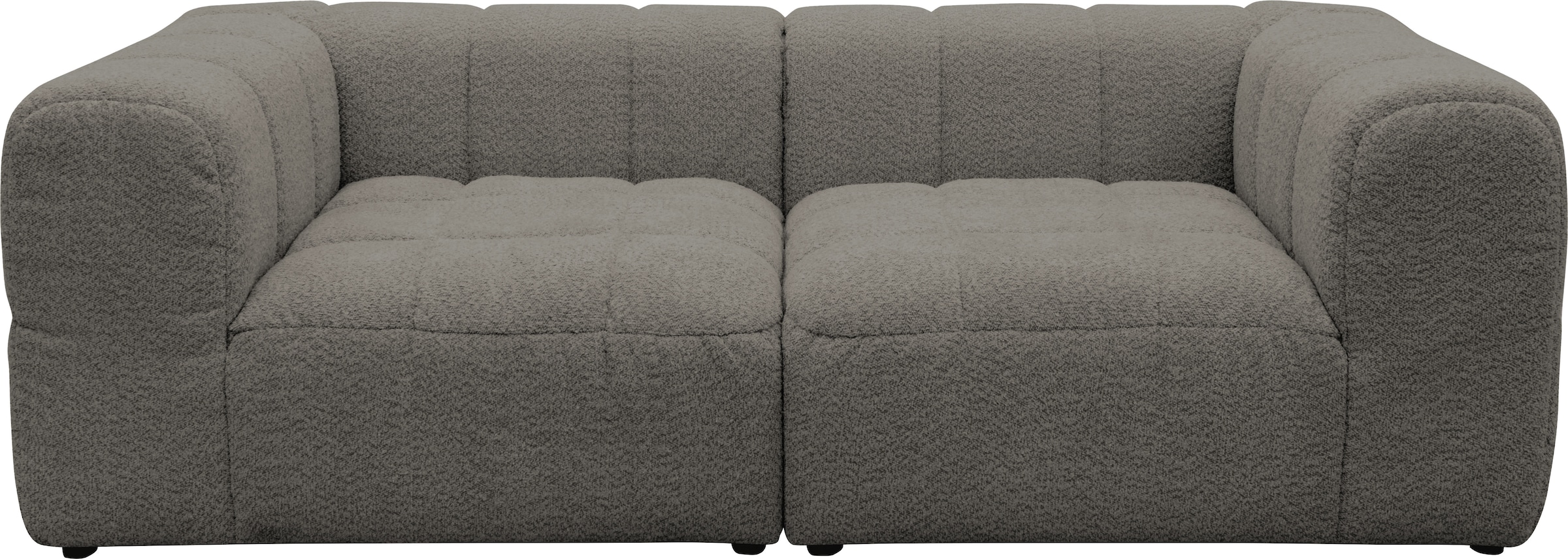DOMO collection Big-Sofa »800019 Megasofa in 2 Breiten, Kassettensteppung, modern, Federkern«, (2 St.), Bigsofa mit Taschenfederkern und Kassettensteppung