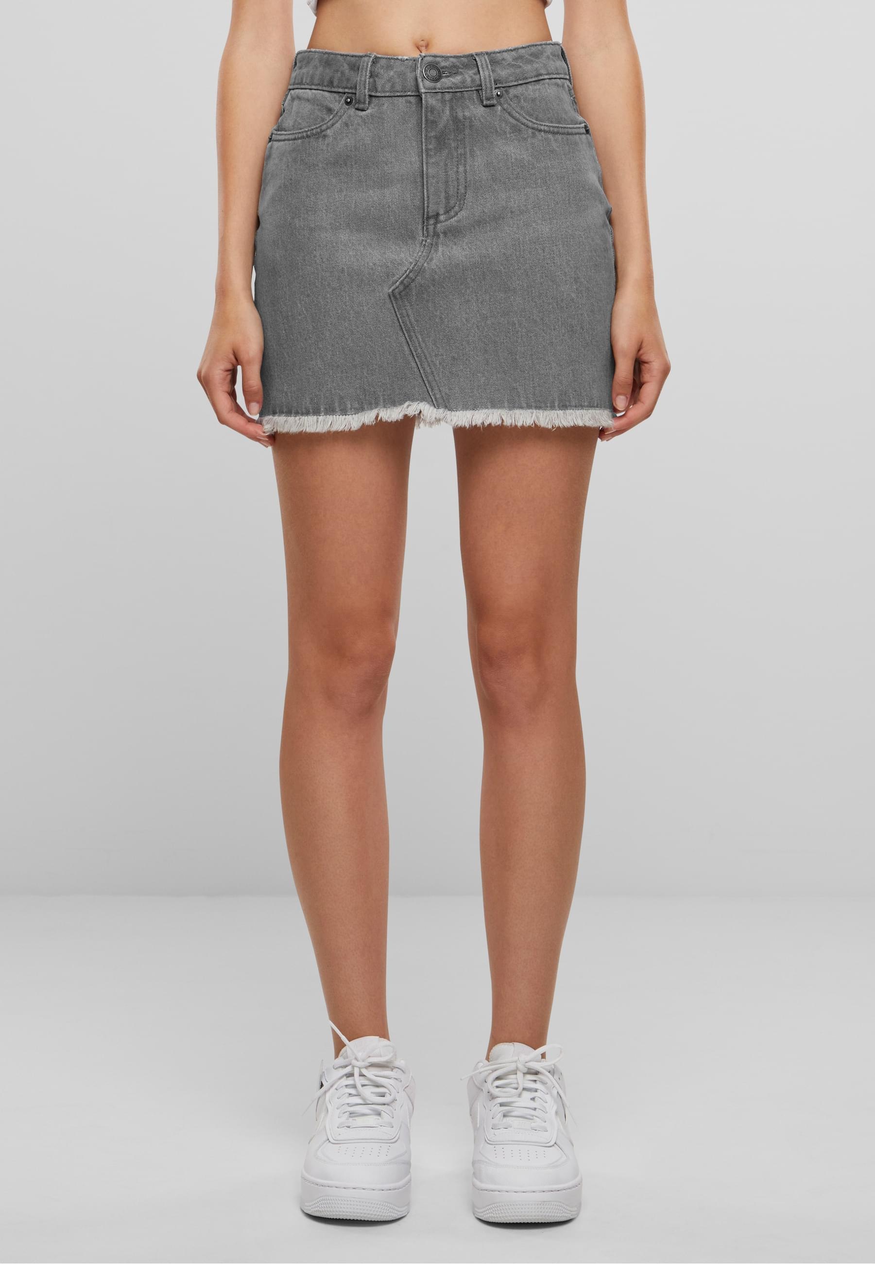 URBAN CLASSICS Sommerrock »Urban Classics Ladies Heavy Mini Denim Skirt«, (1 tlg.)