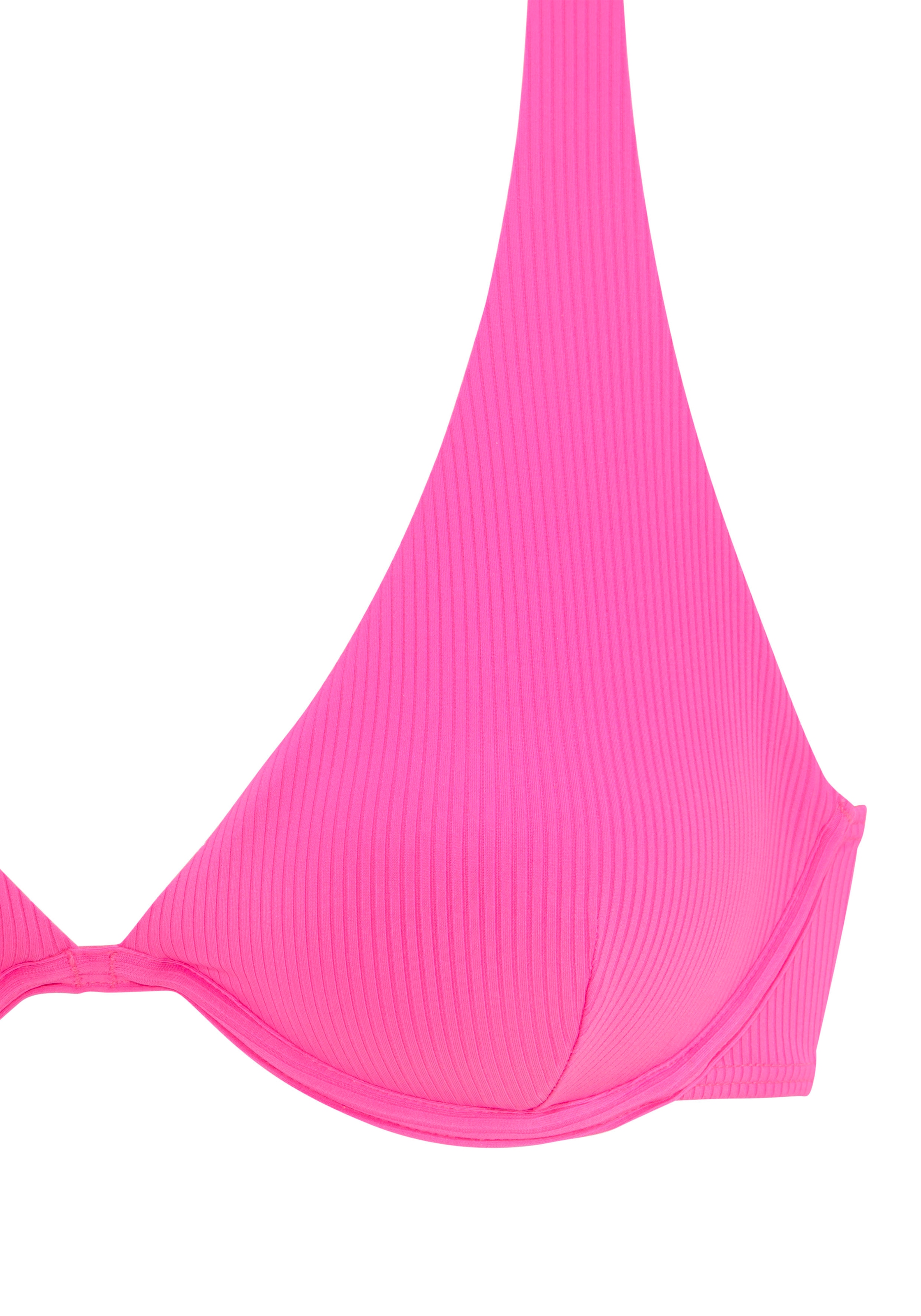 Venice Beach Bügel-Bikini-Top »Lucky«, aus gerippter Strukturware