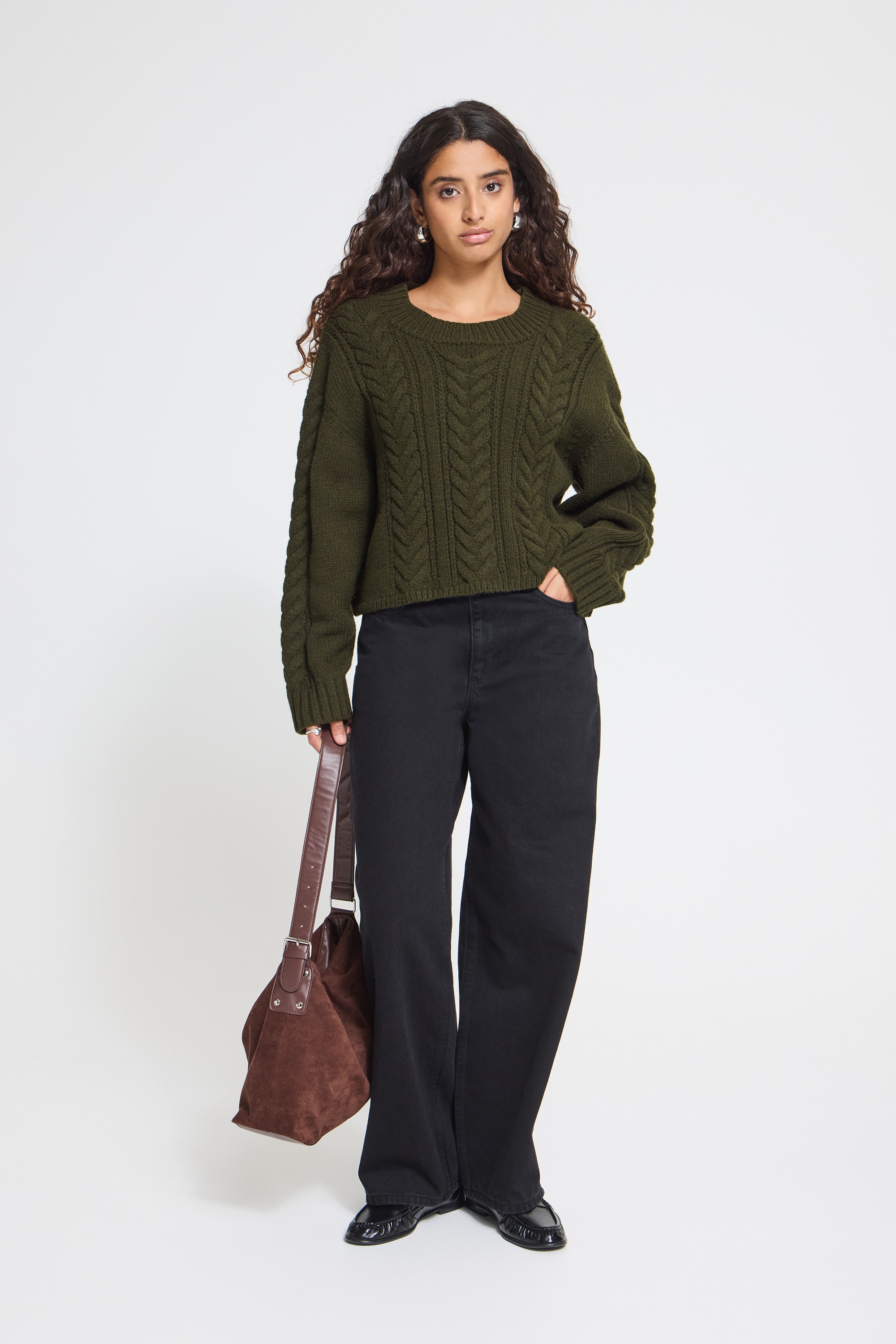 Ichi Strickpullover »Damen Strickpullover langarm IHARPER«