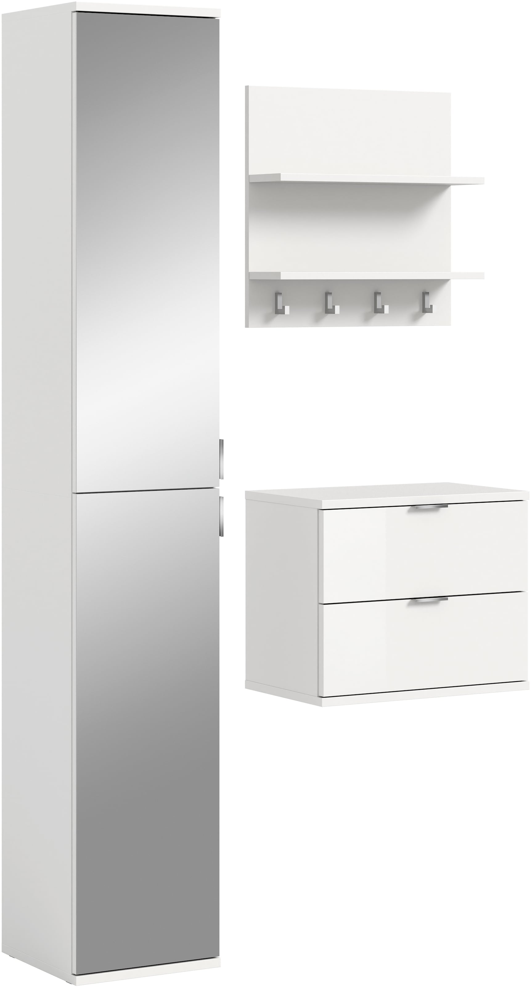 Home affaire Garderoben-Set "Trondheim, Garderobenset 3-tlg. Breite 82 cm," günstig online kaufen