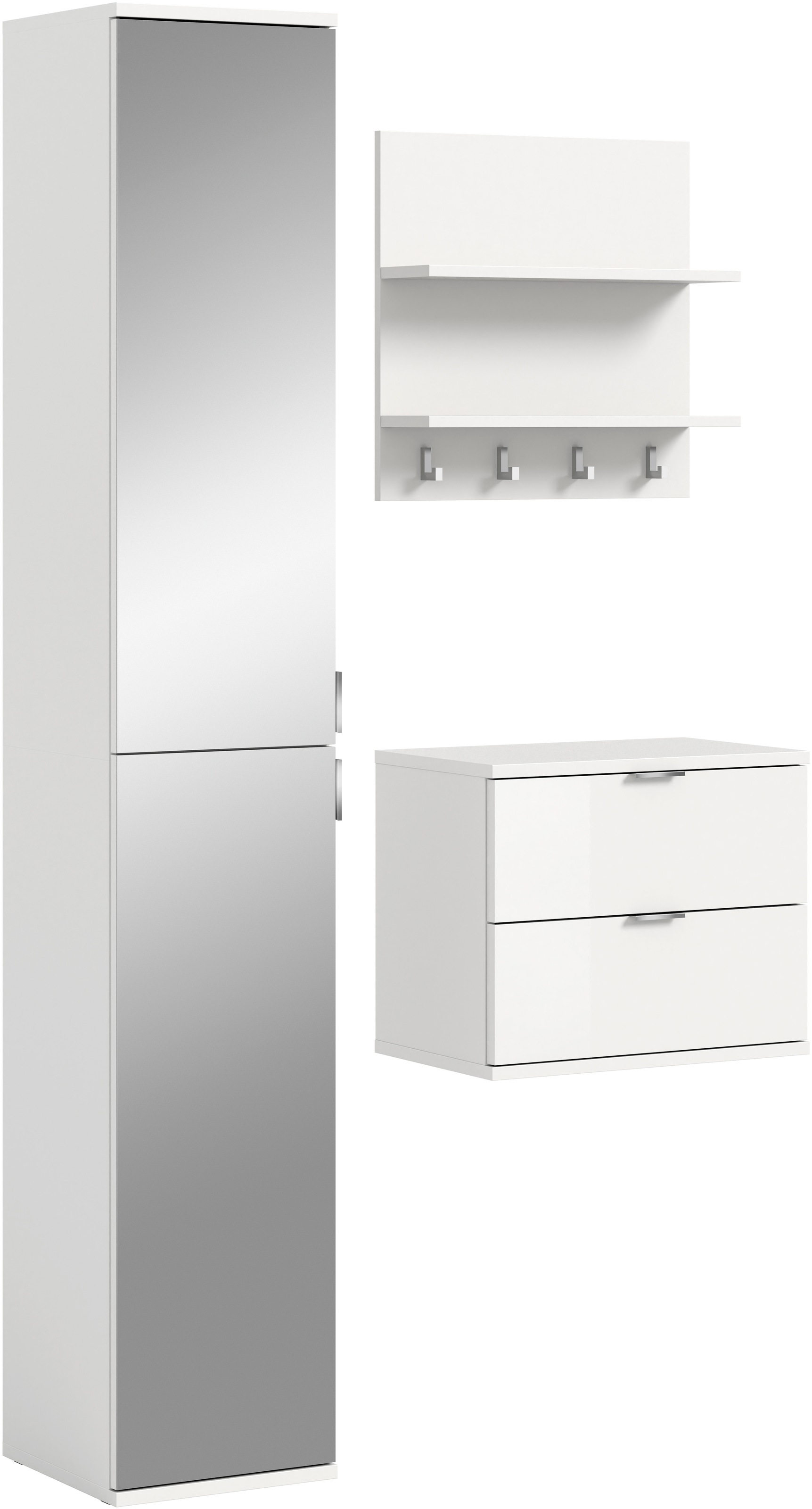 INOSIGN Garderoben-Set 3 tlg. Trondheim, Garderobenset 3-tlg. Breite 82 cm, günstig online kaufen