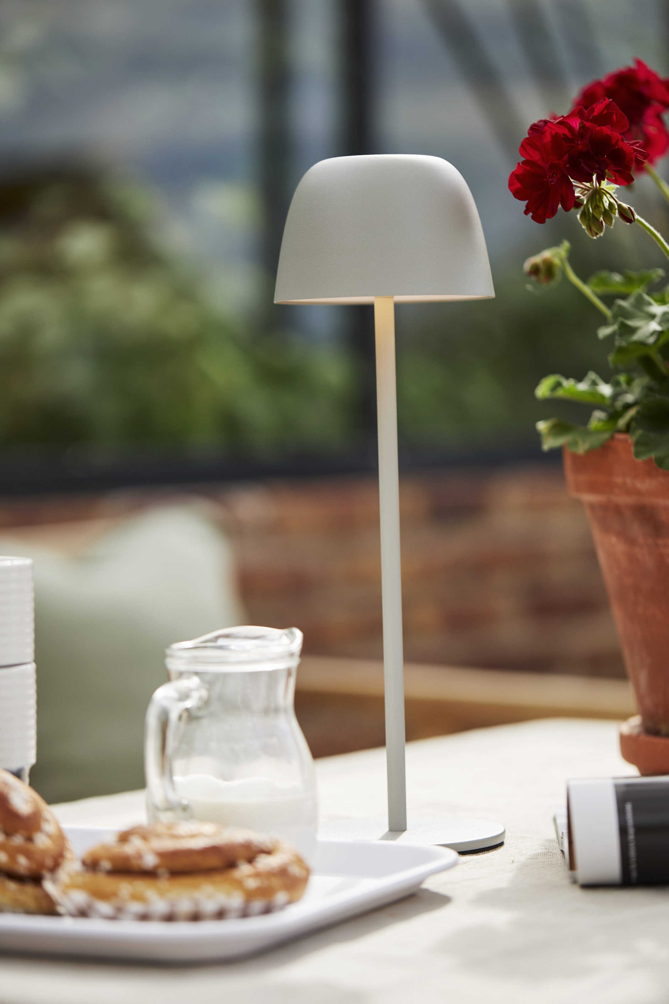 Parforce Traditional Hunting LED Tischleuchte »Tischlampe Ronda« LED-Board 1 Stk. Neutralweiß Akku-Tischleuchte, Touch-Dimmer, USB-C-Ladekabel, für innen und außen
