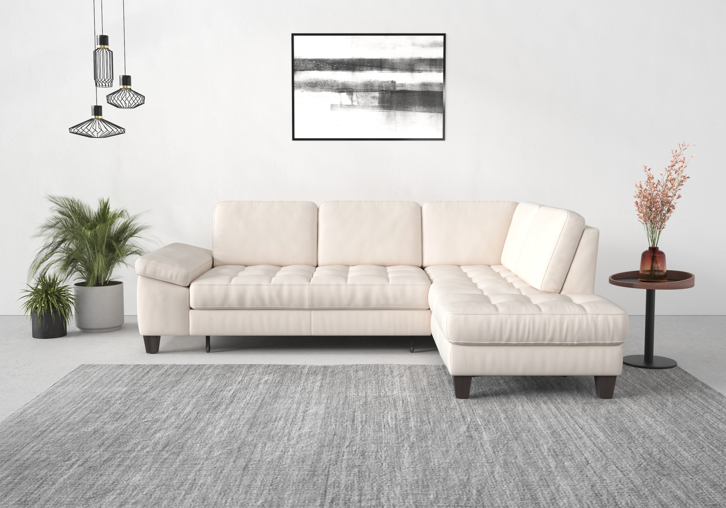 sit&more Ecksofa "Westham L-Form" mit Ottomane, mit oder ohne Schlaffunktion, Bettkasten, Verstellung