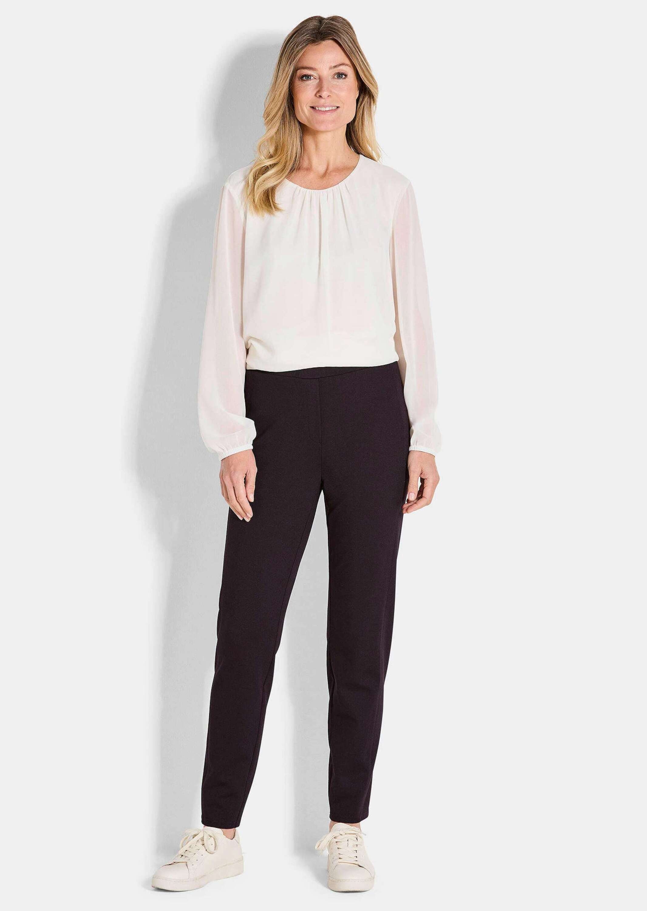 GOLDNER Schlupfhose "Kurzgröße Slim Fit Hose BELLA mit Schlupfbund" günstig online kaufen