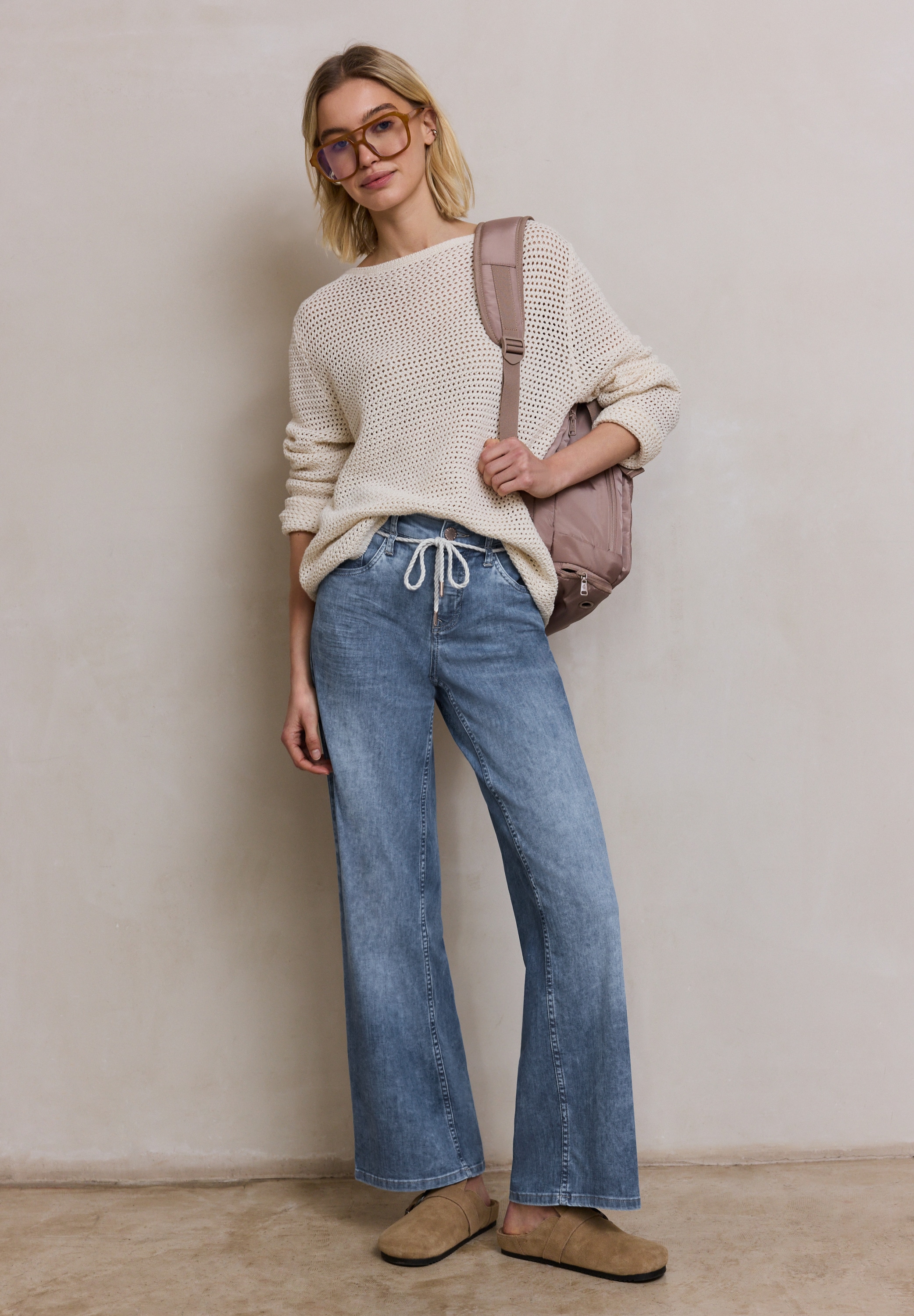 STREET ONE STUDIO Loose-fit-Jeans Middle Waist