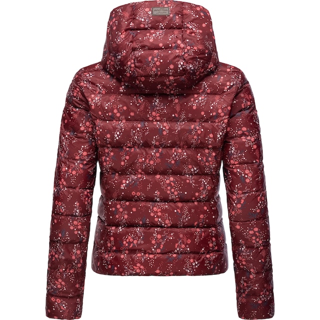 Steppjacke Kapuze Geblümte Ragwear bestellen BAUR Kapuze, »Tiasa«, Winterjacke | für mit mit