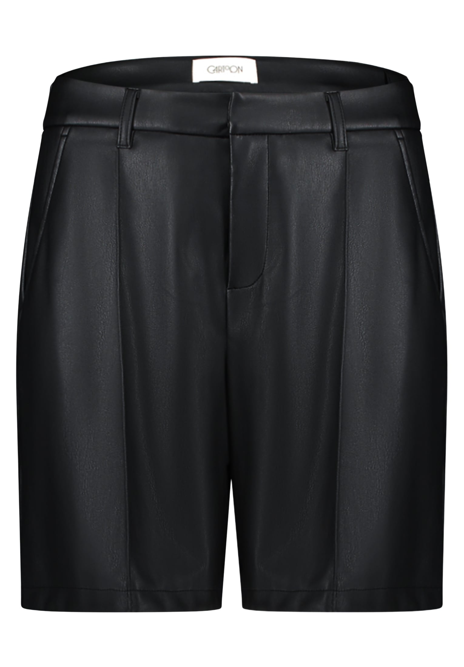 Cartoon Shorts »Damen Kunstleder-Shorts mit Biesen«