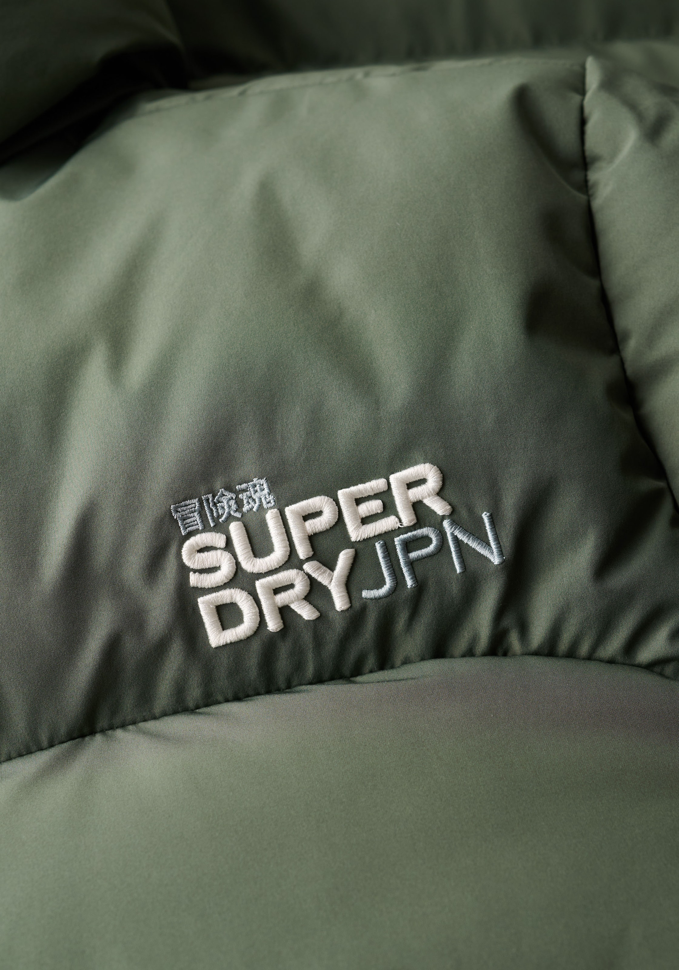 Superdry Steppjacke »HOODED LONGLINE SPORTS PUFFER«, mit Kapuze