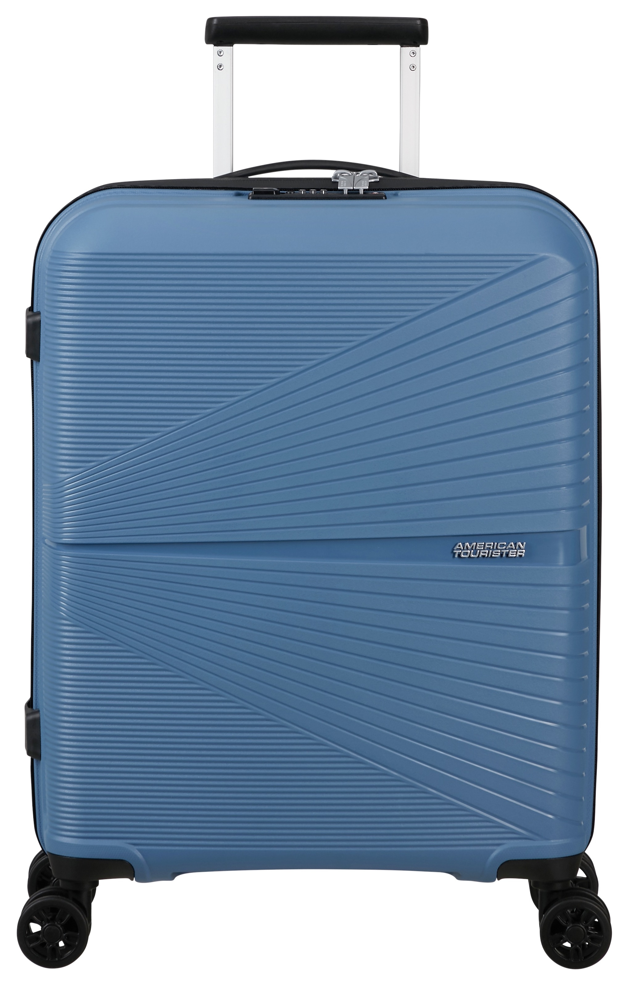 American Tourister Hartschalen-Trolley "AIRCONIC 55", 4 St. Rollen, Handgepäck-Koffer Reisegepäck Reisekoffer TSA-Zahlen