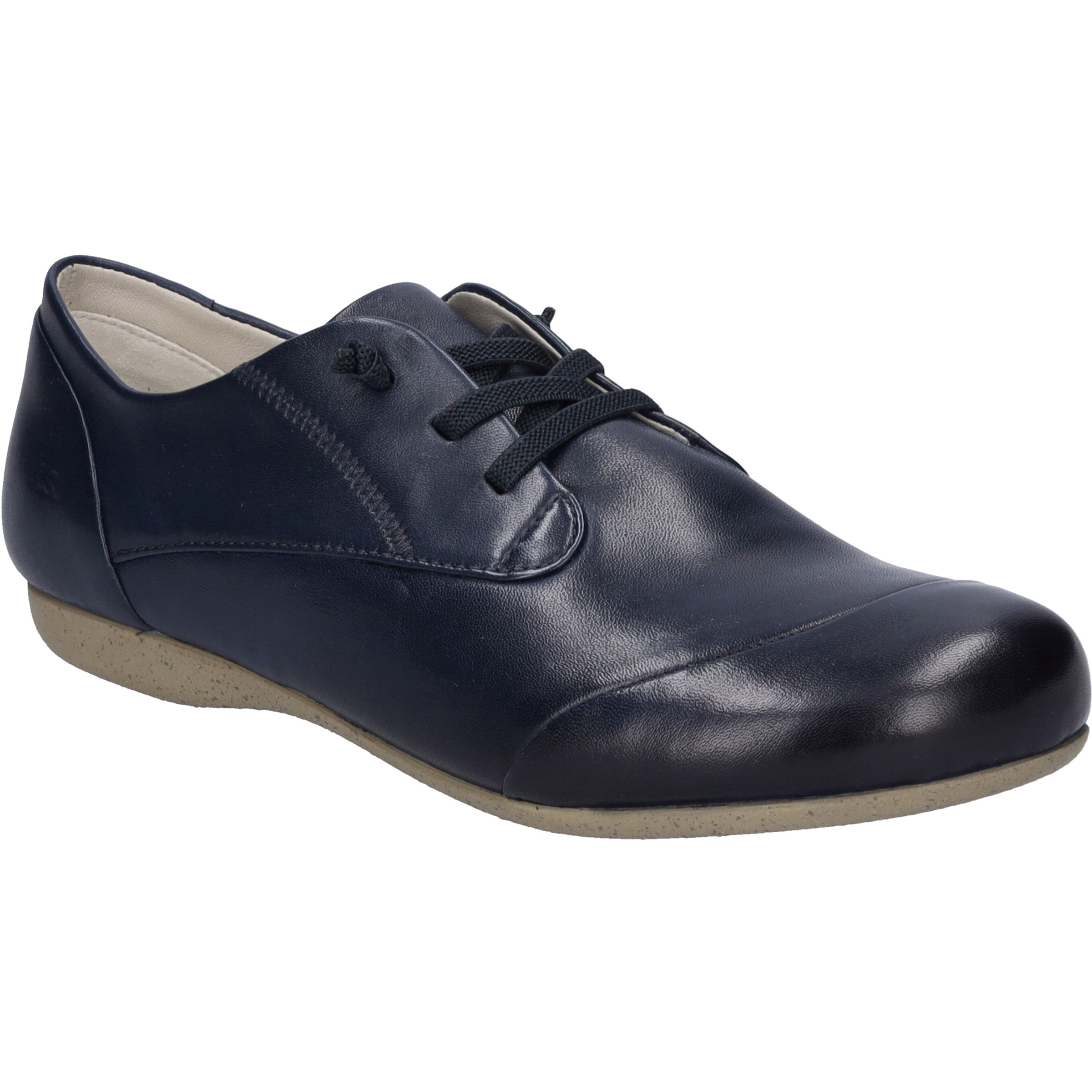 JOSEF SEIBEL Damen Schnürschuh "Fiona 01, fathom", Gr. 45, grau, Obermaterial: 100% Rindsleder Leather cow., Schuhe