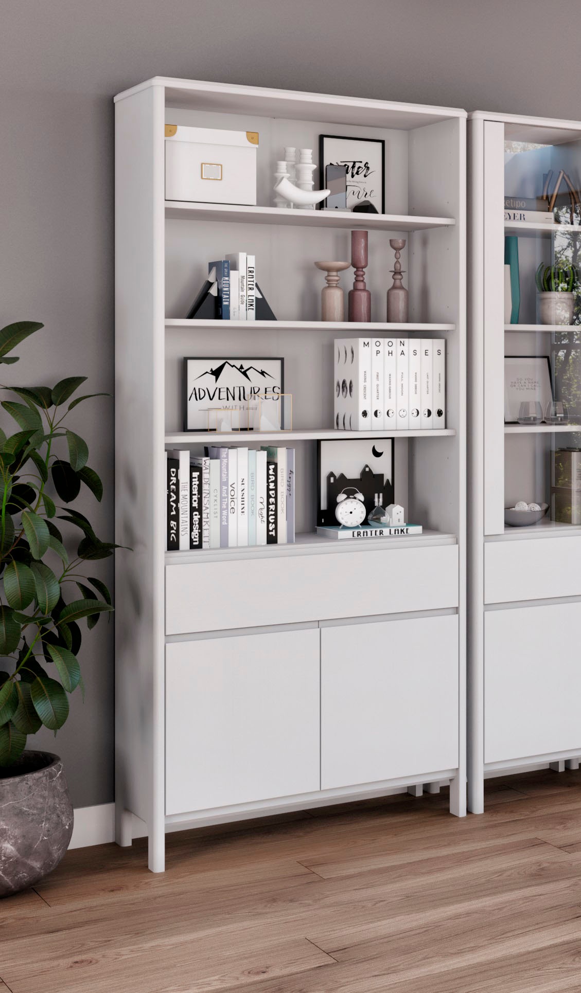 OTTO home Regal "Luven" Breite 82 cm, Massivholz günstig online kaufen