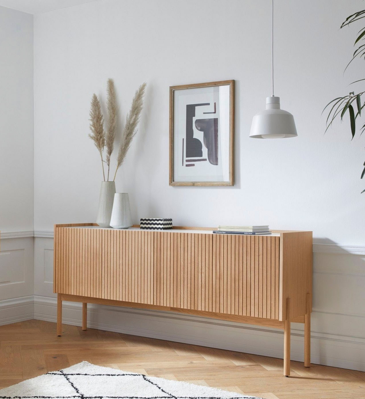 Woodman Sideboard "Bottrup", Breite 177,5 cm, viel Stauraum, verstellbare E günstig online kaufen