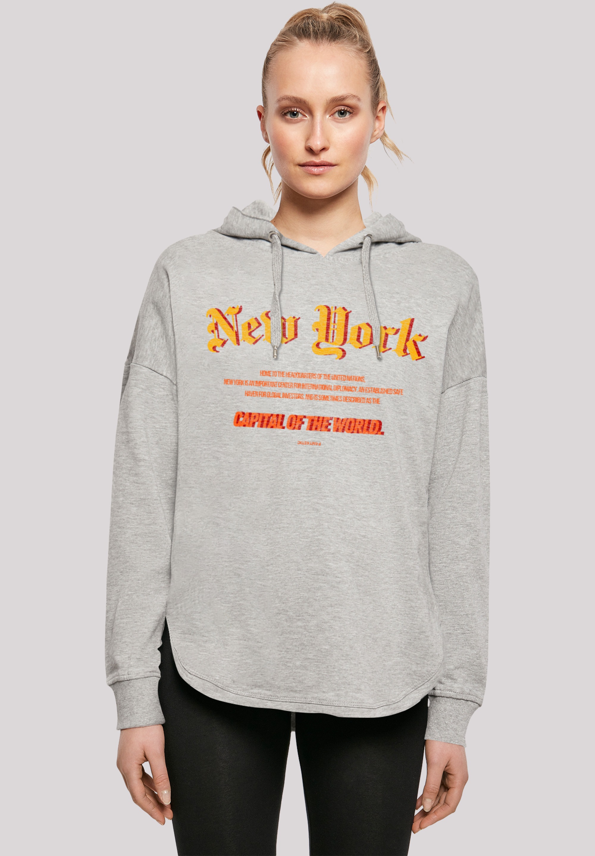 F4NT4STIC Kapuzenpullover "New York OVERSIZE HOODIE", Print