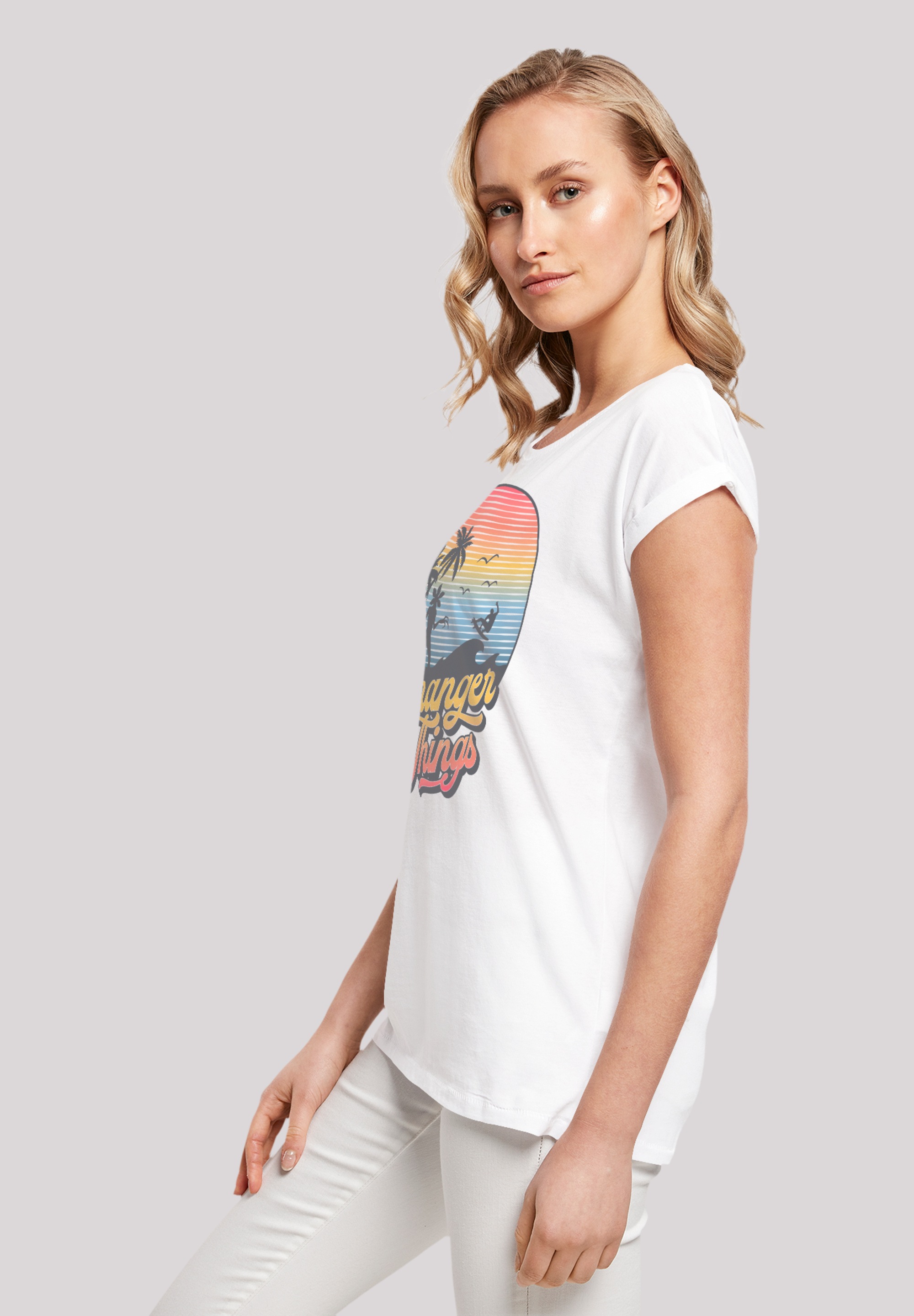 F4NT4STIC T-Shirt »Stranger Things LA Gradient«, Premium Qualität