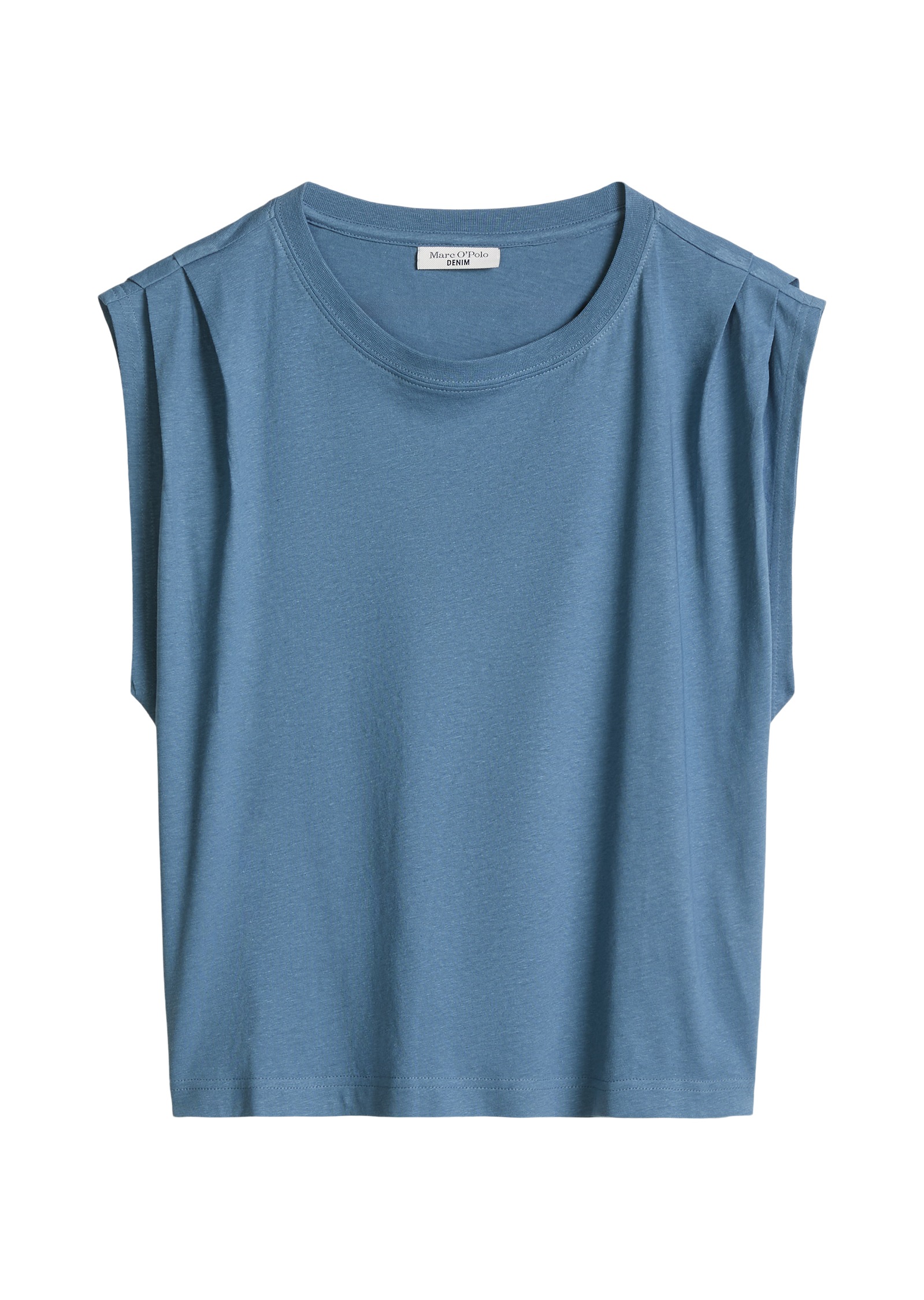Marc O'Polo DENIM T-Shirt »aus Baumwolle-Leinen-Mix«
