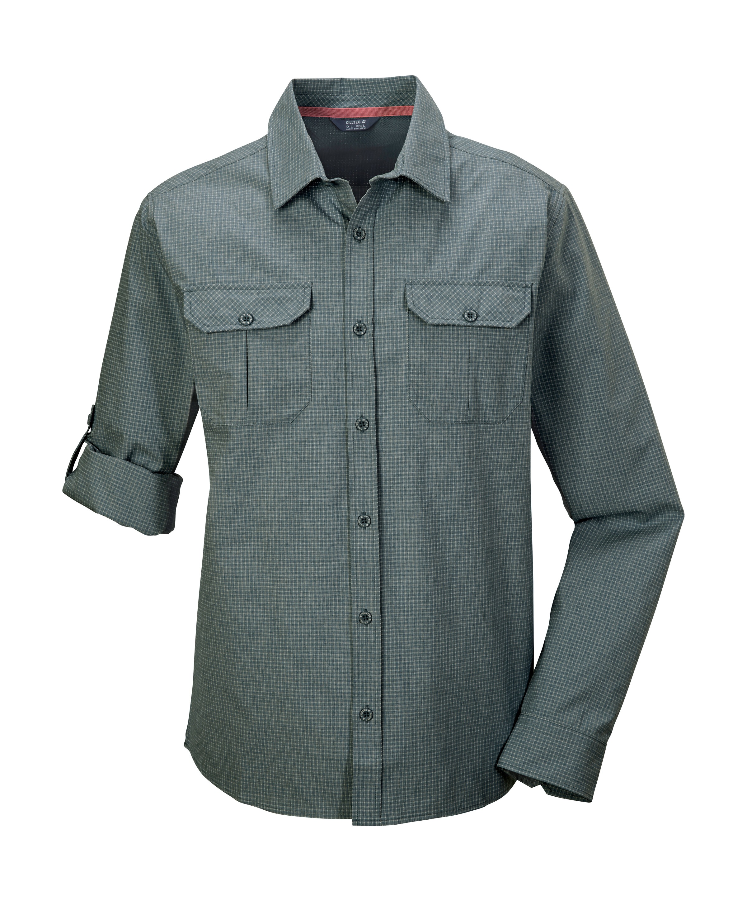 Thumbnail - Killtec Funktionshemd "KOS 48 MN WVN SHRT" Atmungsaktives, wasserabweisendes, schnelltrocknendes Herren Hemd