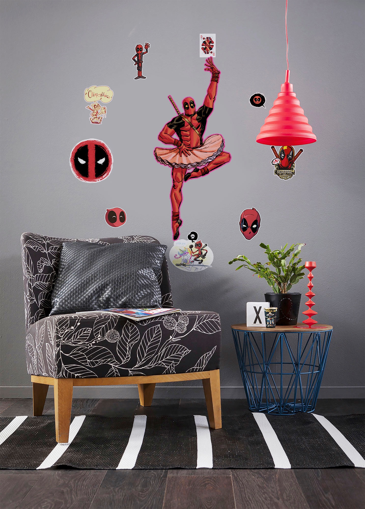 Komar Wandtattoo »Deadpool Derppool«, (10 St.), 50 x 70 cm bestellen | BAUR