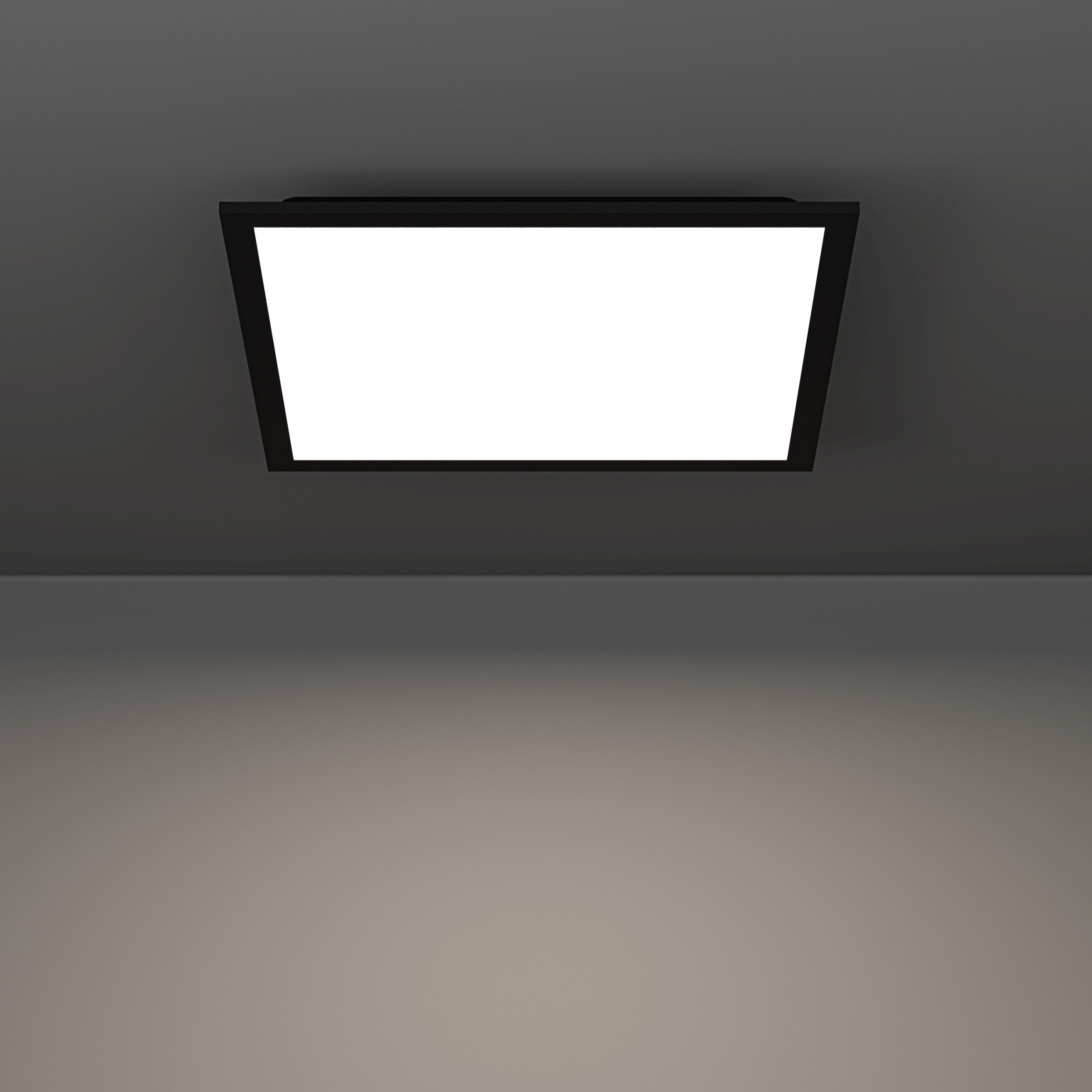 EGLO LED Deckenleuchte »MORADILLO-Z Deckenlampe - Stahl - LED - 19W - IP20« LED-Modul 1 Stk. Kaltweiß | Neutralweiß | RGB | Warmweiß Wohzimmerlampe, Esszimmerlampe, Schlafzimmer, L39,3 x B39,3 x H6,1 cm