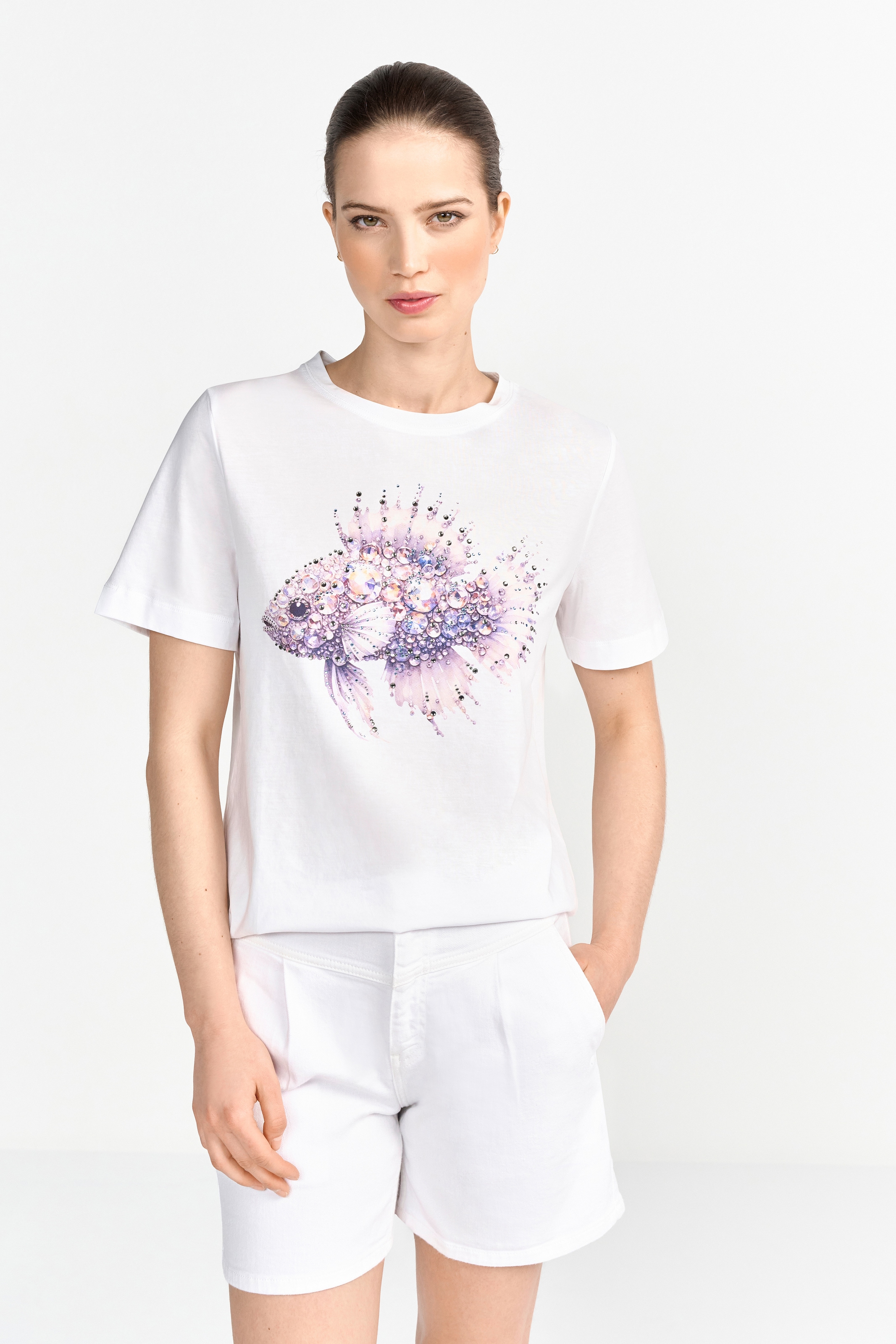 RICHROYAL Kurzarmshirt, Mit Rundhalsausschnitt günstig online kaufen