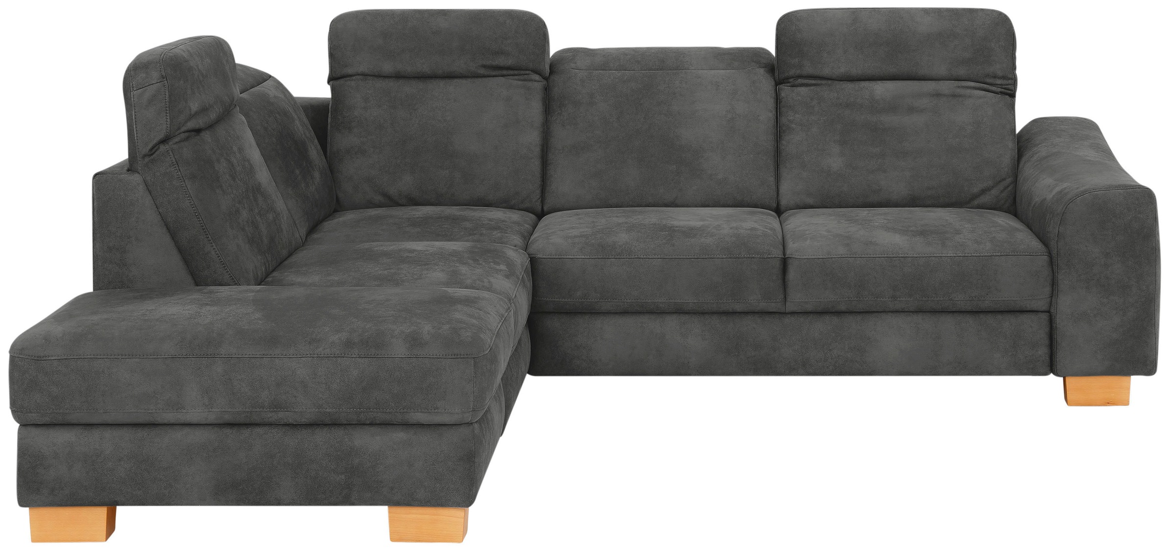 Home affaire Ecksofa "Dundee L-Form" wahlweise mit Kopfteilverstellung und zusätzlich mit Schlaffunktion