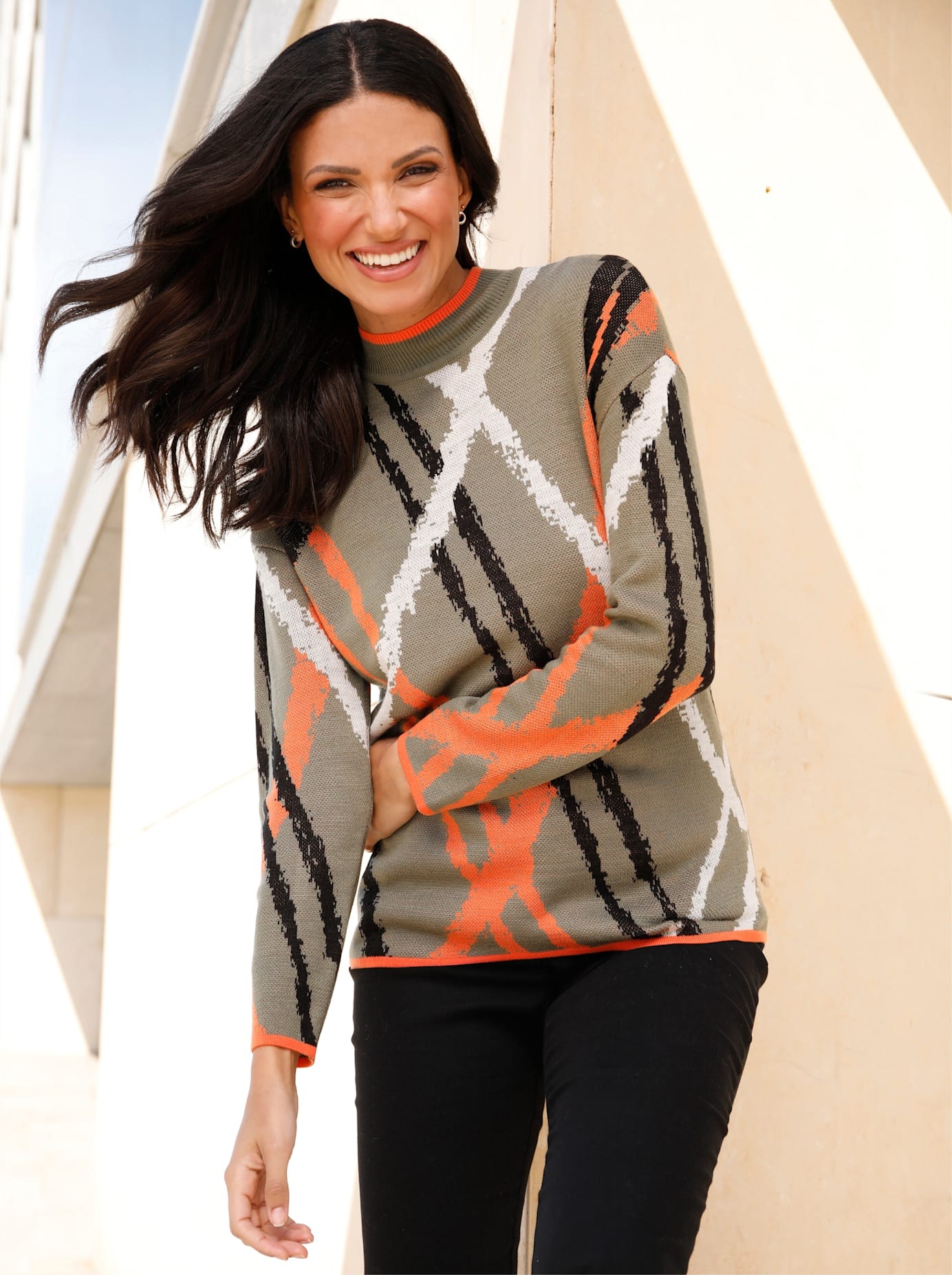 Classic Basics Stehkragenpullover "Stehkragen-Pullover" günstig online kaufen