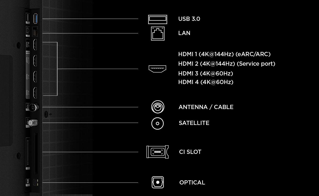 TCL LED-Fernseher »98Q7D Pro« 248 cm/98 ″
