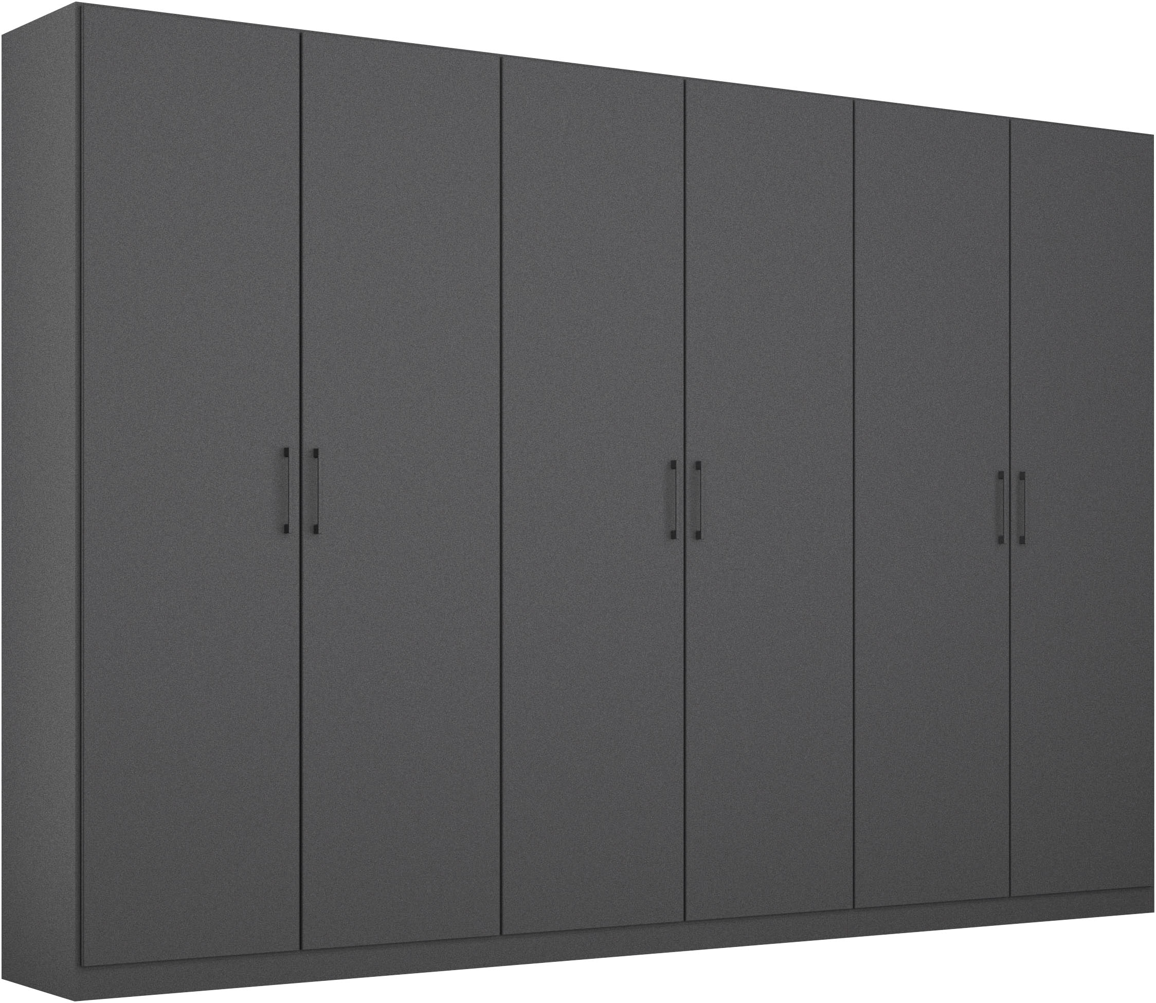 rauch Kleiderschrank "Schrank Mehrzweckschrank Garderobenschrank Schlafzimmer Möbel THOR" 3 verschiedene Ausstattungen BASIC/CLASSIC/PREMIUM (inkl. SOFT-CLOSE), mit farblich passenden, modernen Metallgriffen MADE IN GERMANY