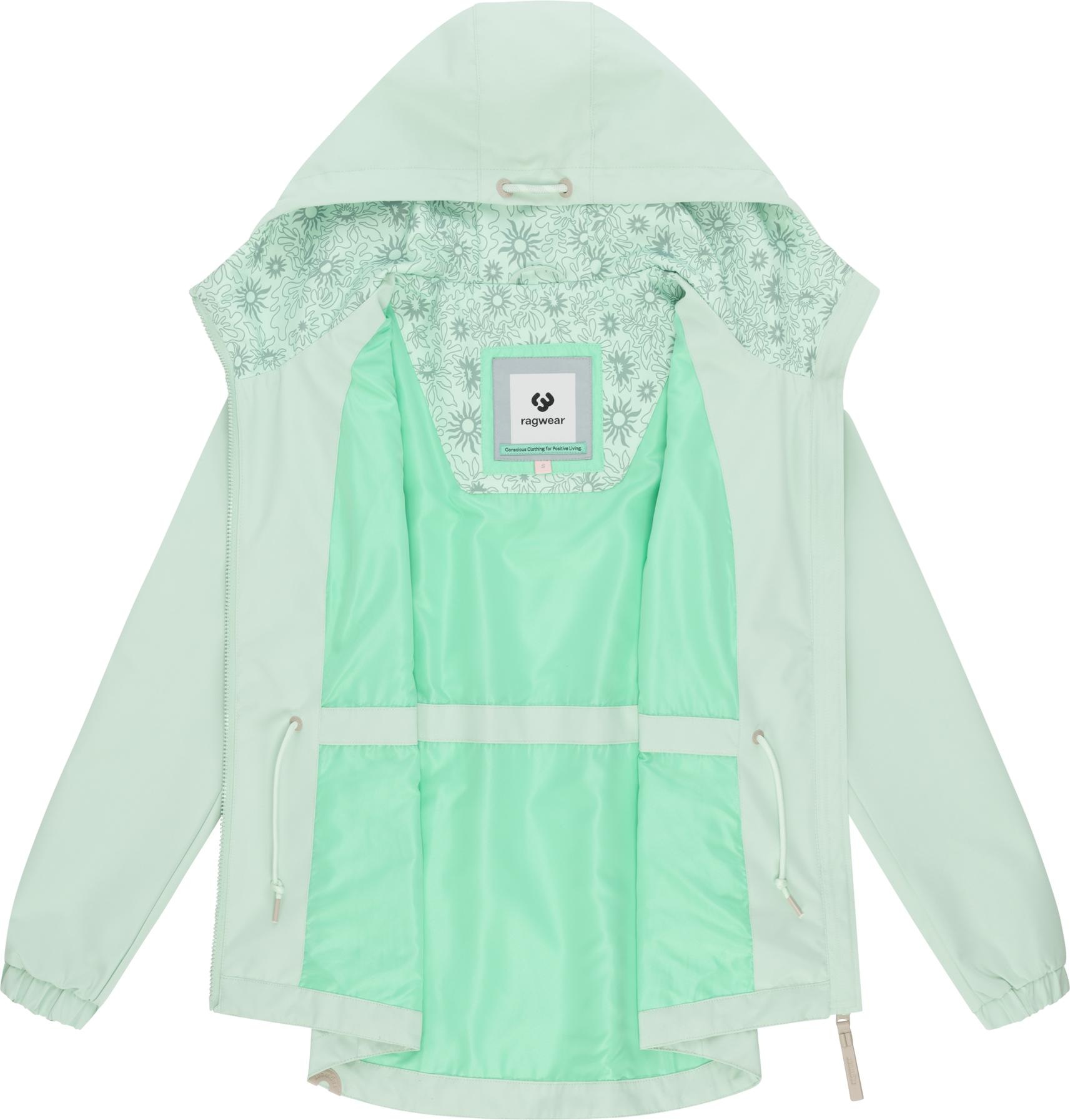 Ragwear Funktionsjacke »Dankka« mit Kapuze Funktionelle Übergangsjacke mit Taillenzugkordel