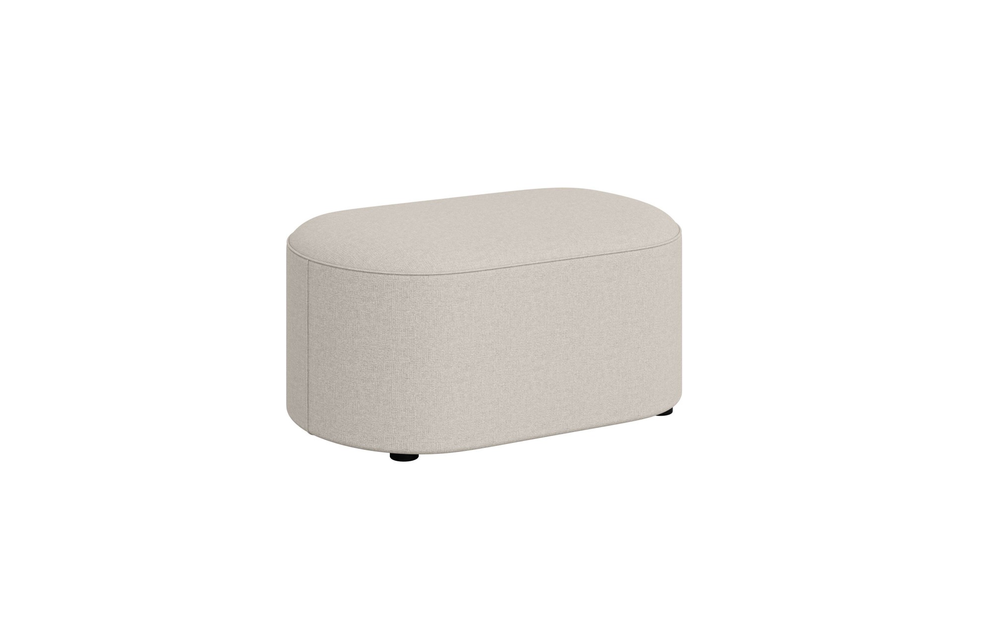 OTTO home Polsterhocker »Polsterhocker Tvinne, mit Wellenunterfederung« passend zum Ecksofa, auch in Bouclé, B/T/H: 90/50/44 cm