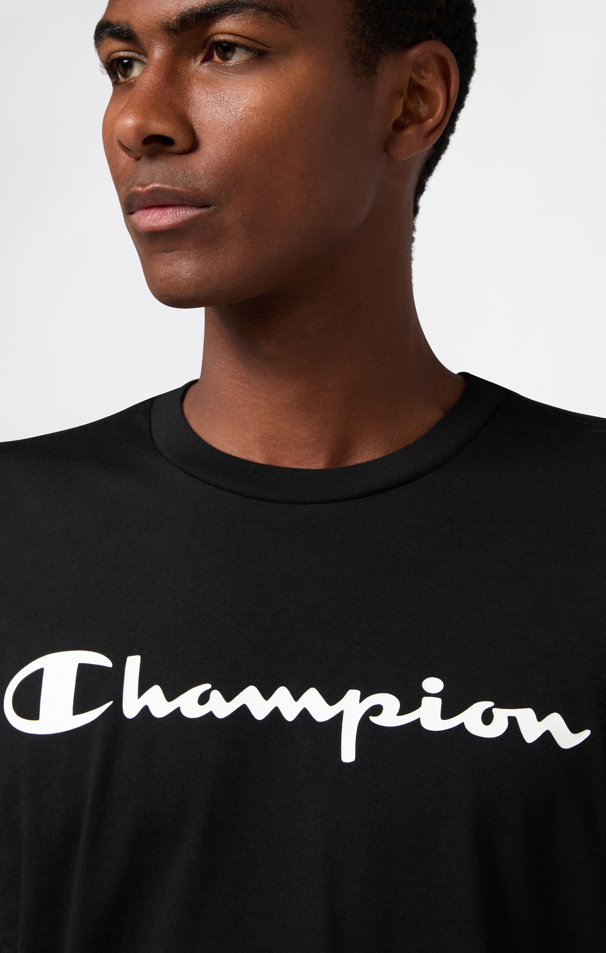Champion T-Shirt »BASICS Long-Sleeve T-Shirt Large Logo«, (1 tlg.)