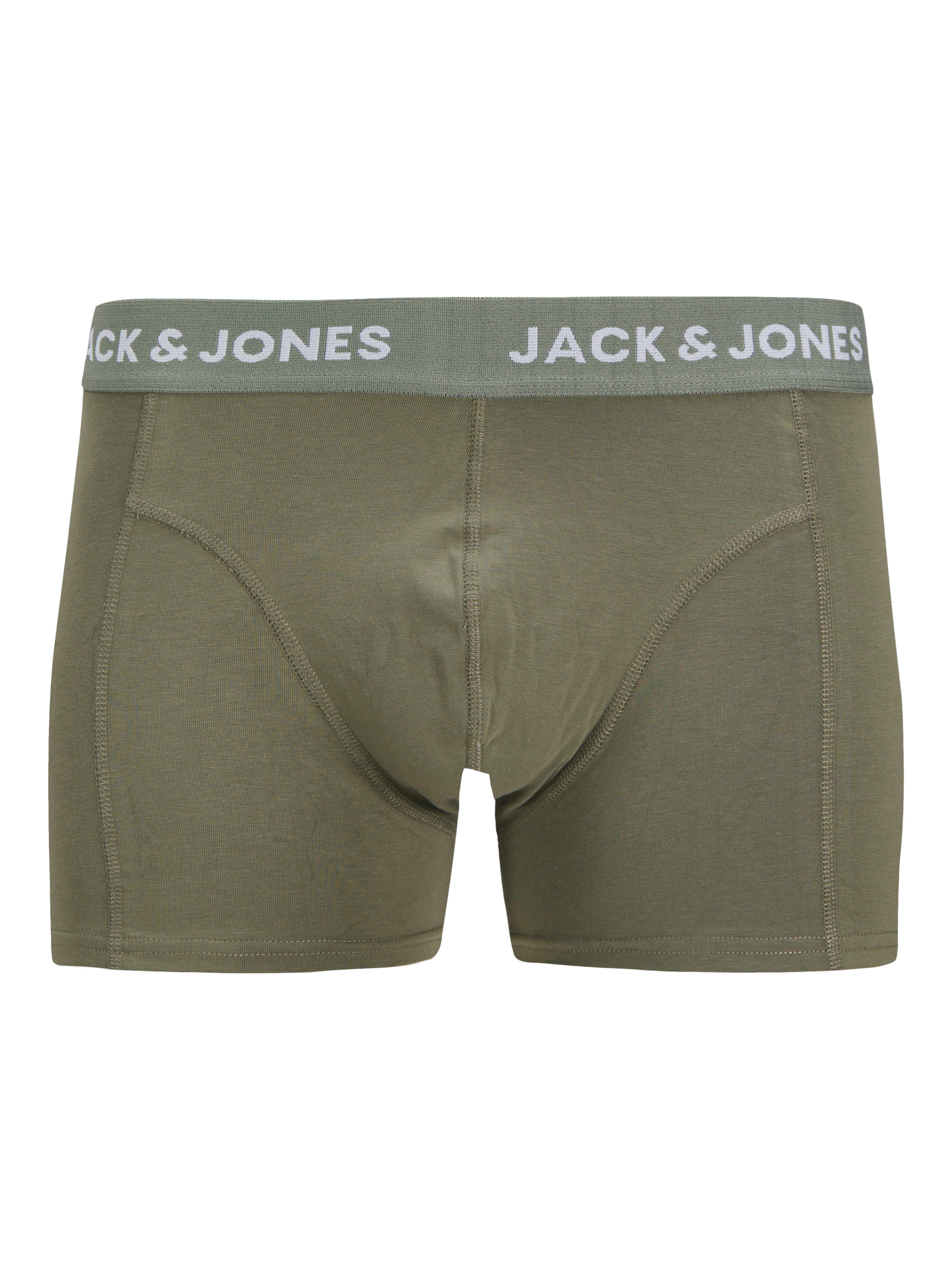 Jack & Jones Trunk »JACROB SOLID TRUNKS 3 PACK SN«, (3 St.), mit Logo Schriftzug