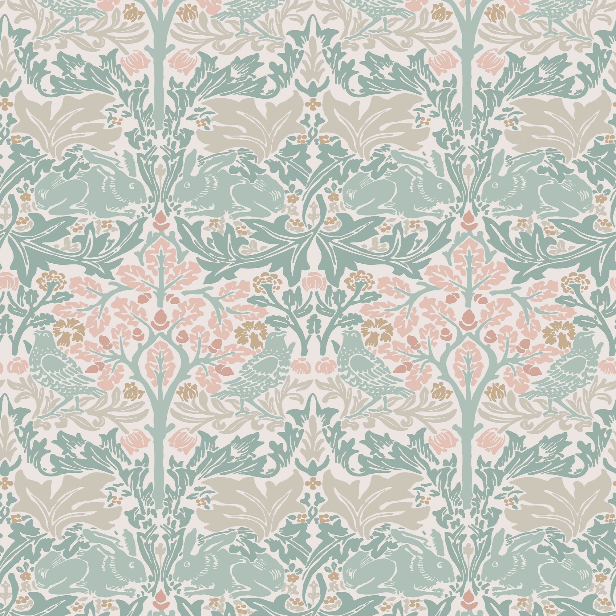WILLIAM MORRIS AT HOME Vliestapete »Brother Rabbit«, Motiv, Design Tapeten