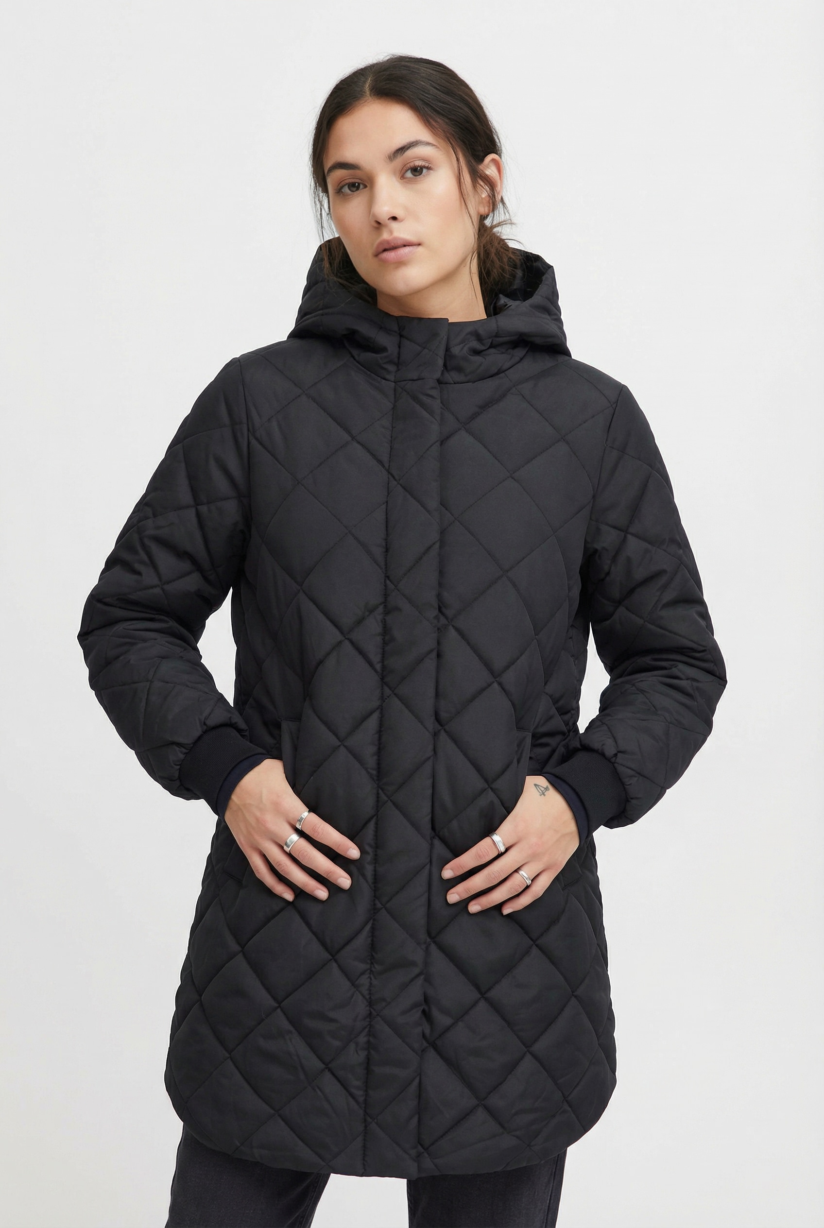 ONLY Steppmantel "ONLJULIET QUILTED HOOD ZIP COAT OTW NOOS" Kunstfaser günstig online kaufen