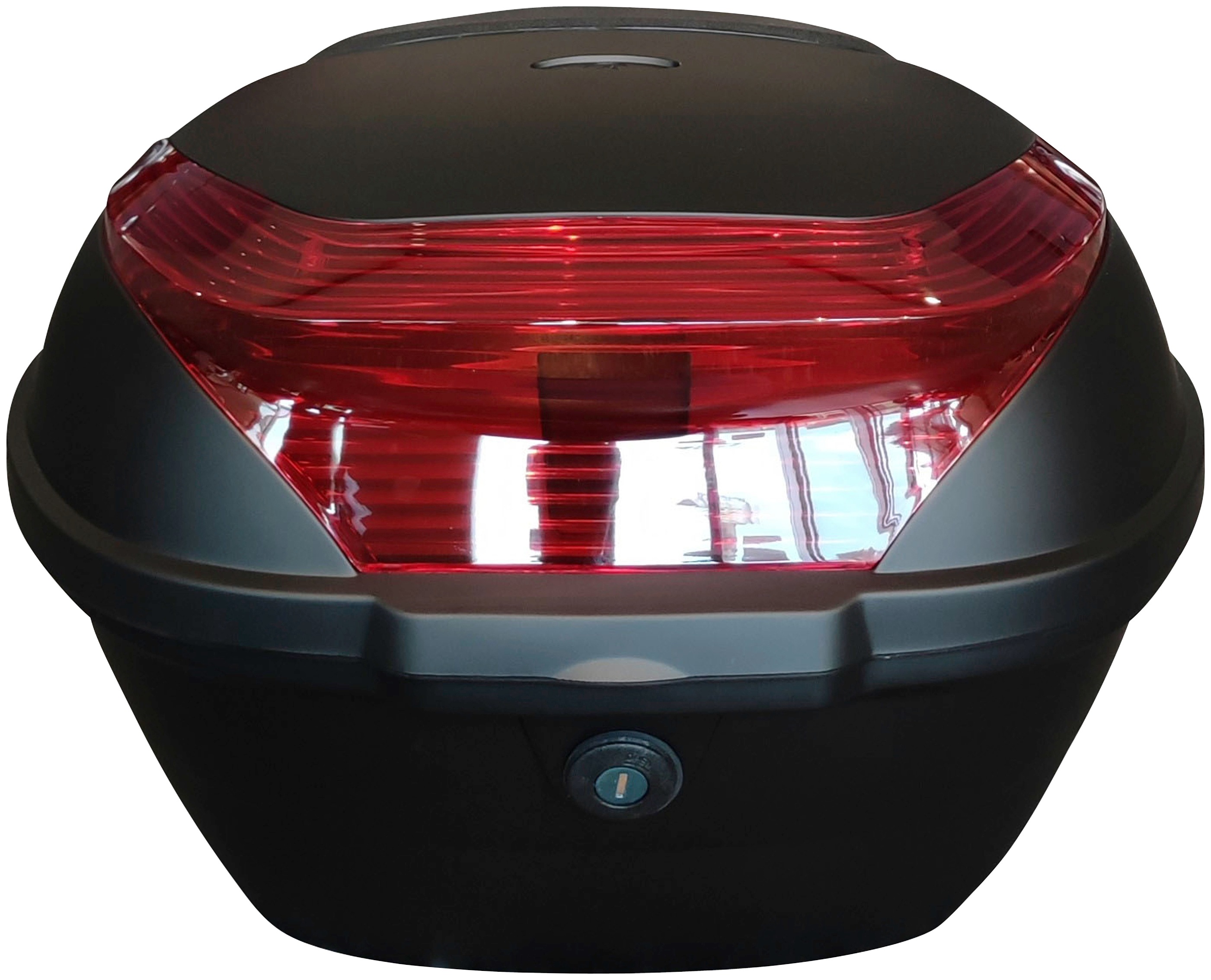 Thumbnail - Alpha Motors Topcase "Universal 2" 42 cm breit 30 cm hoch 41 cm lang schwarz, Inkl. Montage-Set