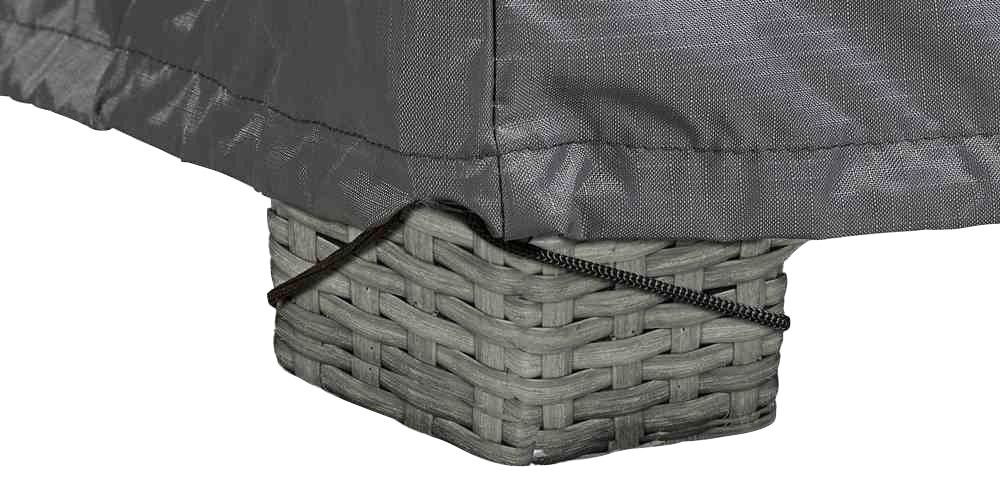 Aerocovers Gartenmöbel-Schutzhülle »Loungehülle 270x210x85xH65/90«, Loungehülle 270x210x85xH65/90 cm