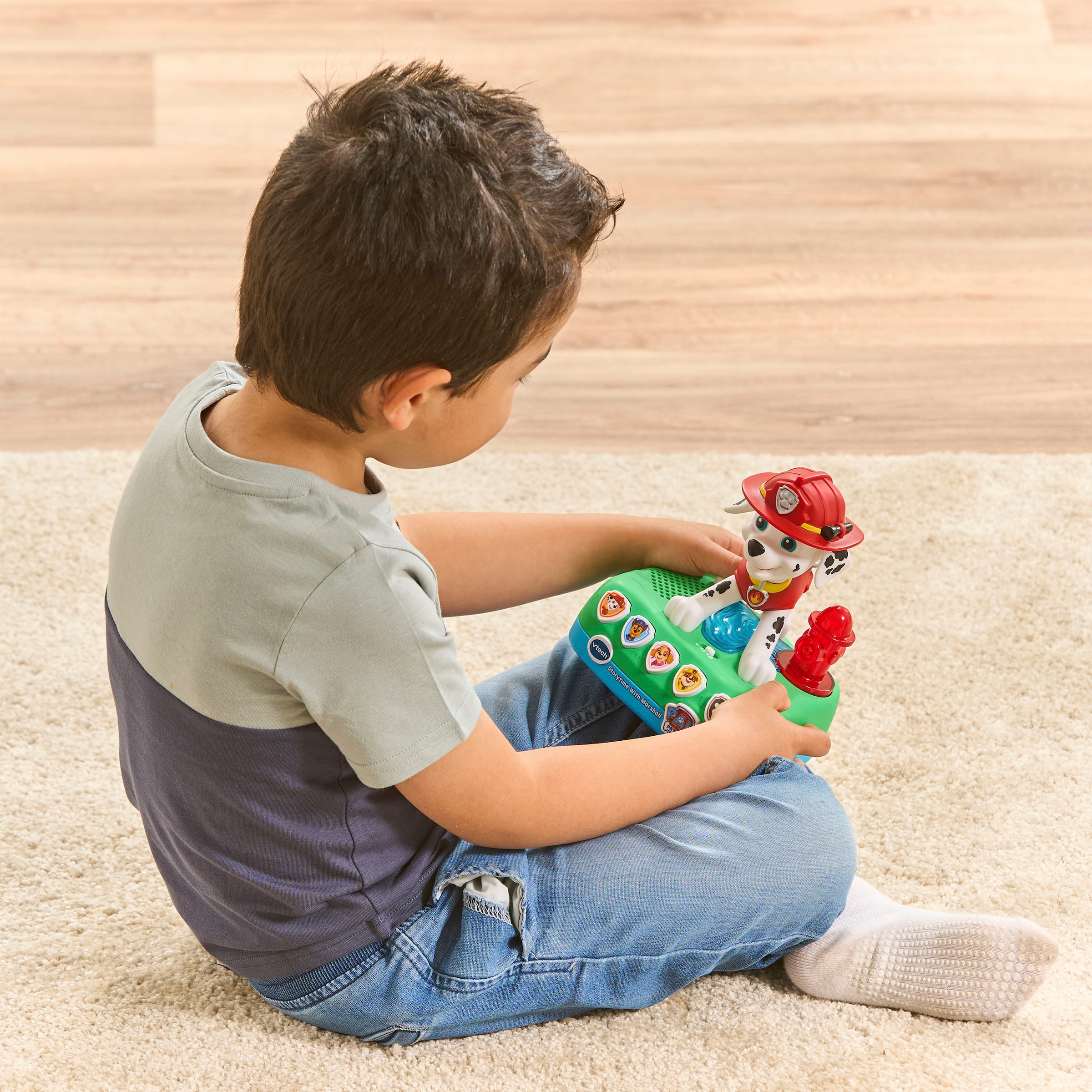 Vtech® Spielfigur »PAW Patrol - Interaktiver Geschichten-Freund Marshall«, mit Licht- und Soundeffekt