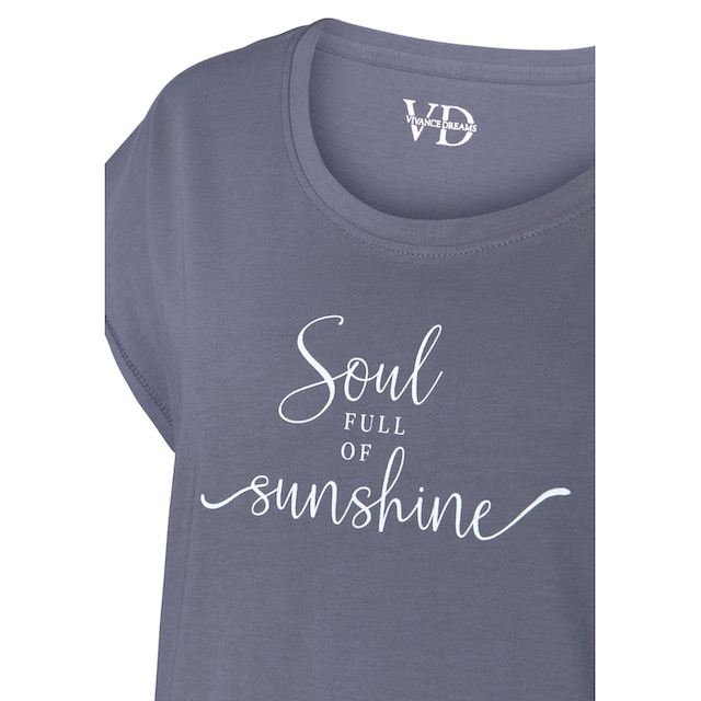 Vivance Dreams T-Shirt, mit Sommer-Statementdruck bestellen | BAUR