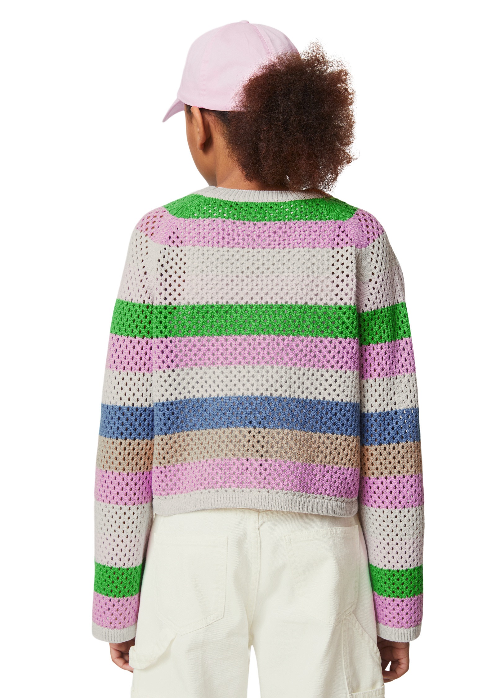 Marc O'Polo Strickpullover »mit Lochmuster«