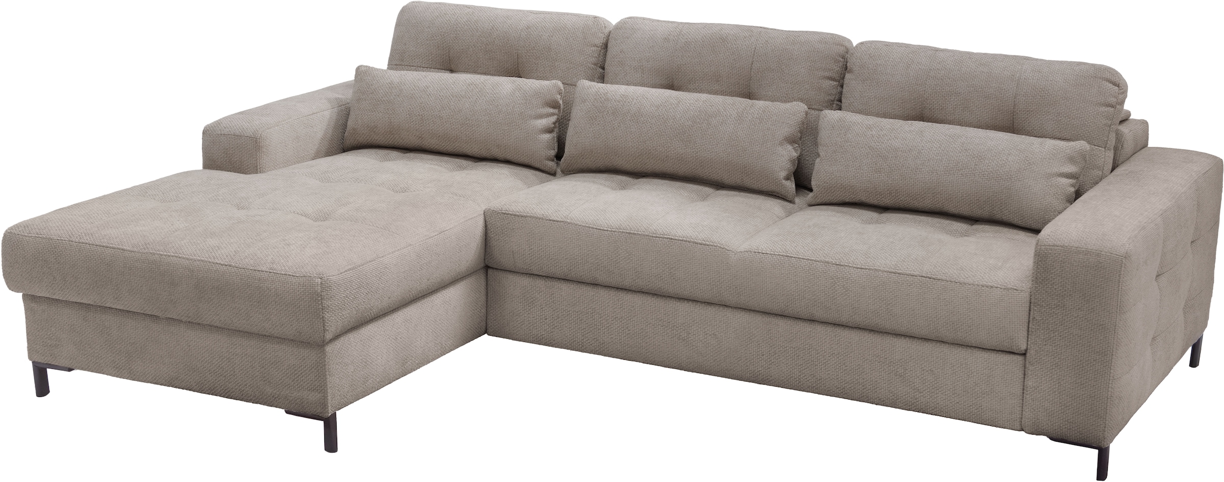 exxpo - sofa fashion Ecksofa "Bonito, mit Rücken- und Sitztiefenverstellung günstig online kaufen