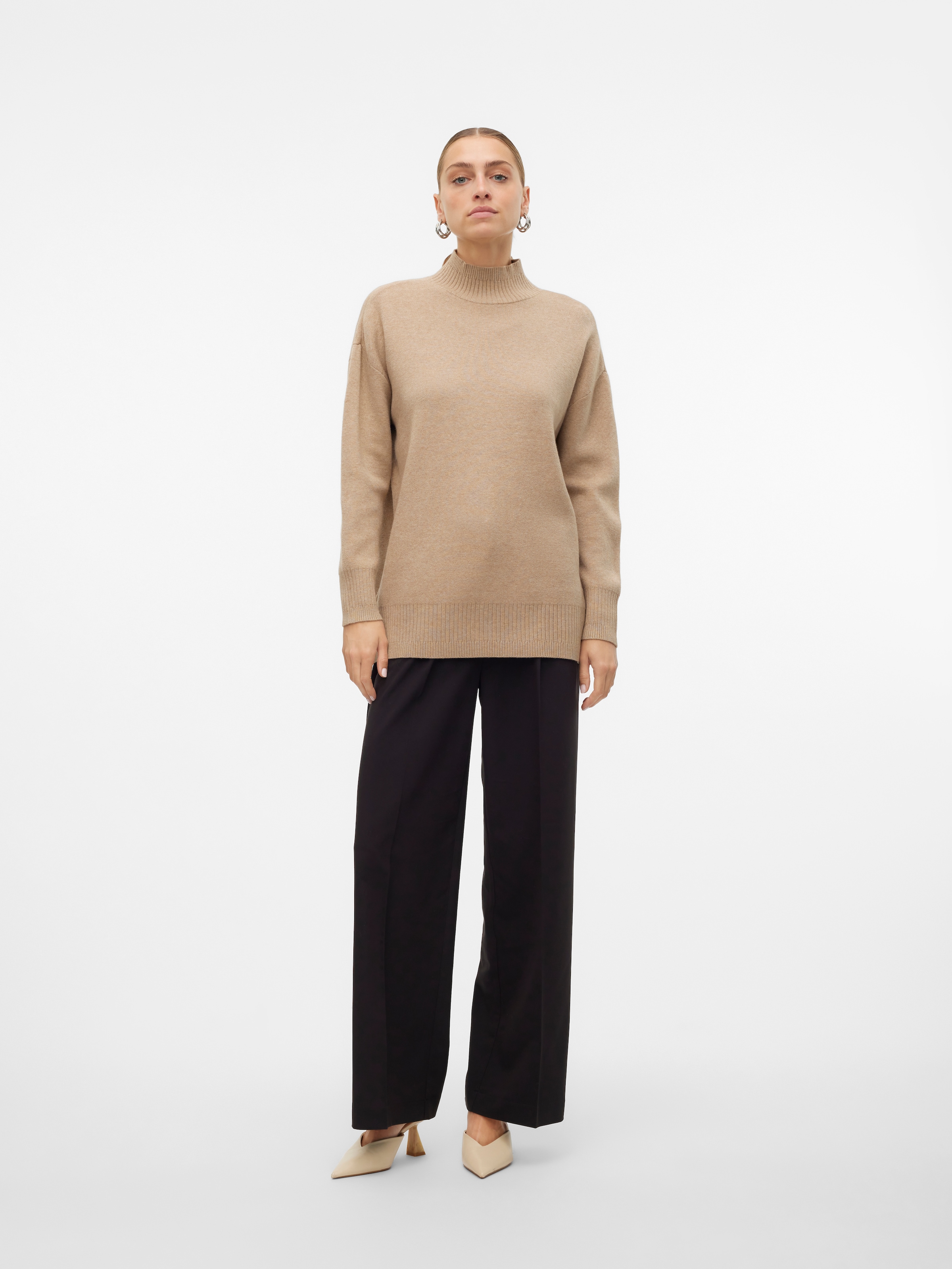 Vero Moda Strickpullover »VMGOLD LS HIGHNECK PULLOVER GA«