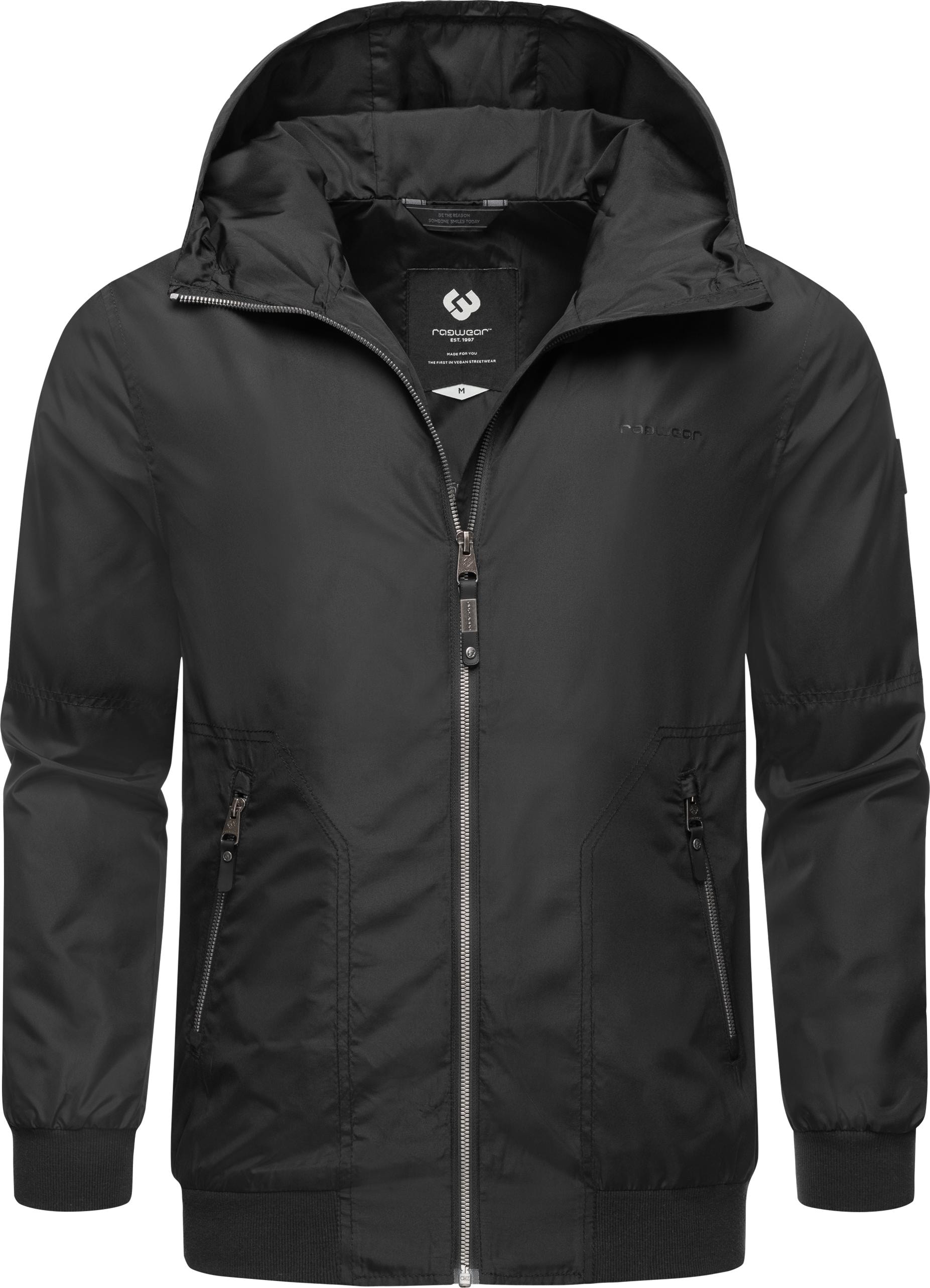 Ragwear Outdoorjacke »Stewie II«, mit Kapuze, stylische Herren Übergangsjacke mit großer Kapuze
