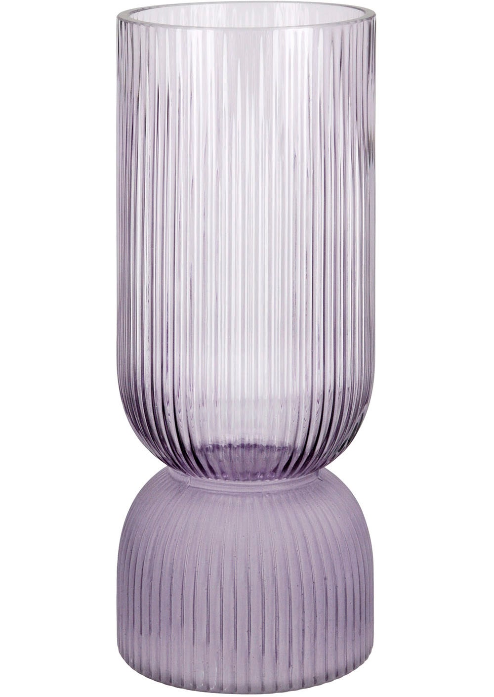 GILDE Tischvase »Vase Duppo, aus Glas, Ø ca. 10 cm«, (1 St.), Vasenöffnung ca. 9 cm