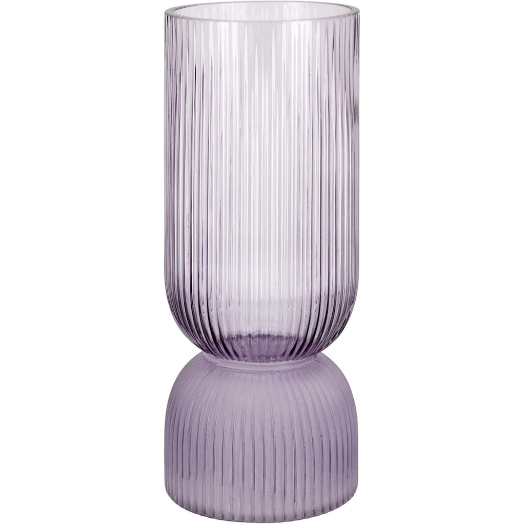 GILDE Tischvase »Vase Duppo, aus Glas, Ø ca. 10 cm«, (1 St.)