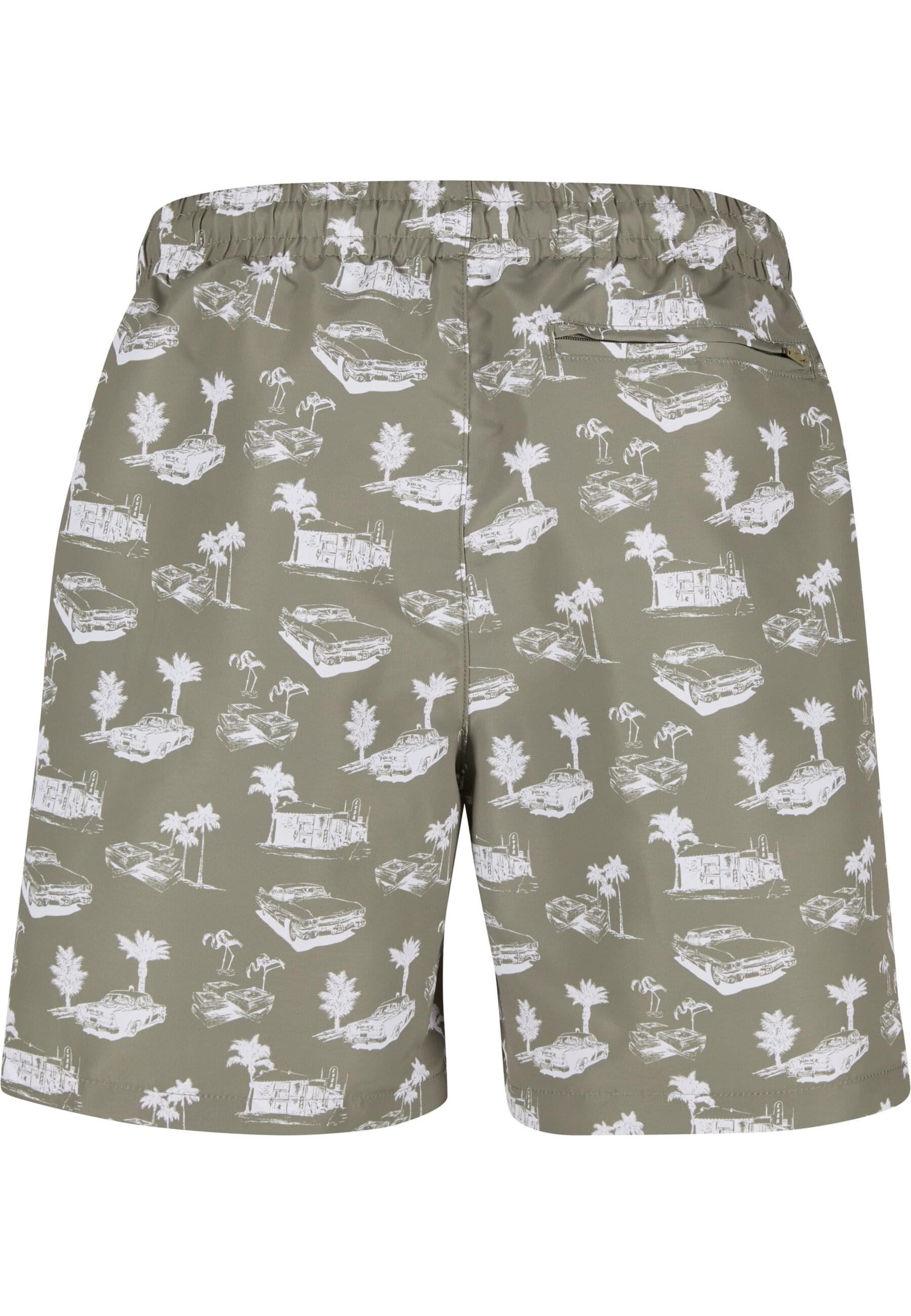URBAN CLASSICS Badeshorts »Urban Classics Herren Pattern Swim Shorts«