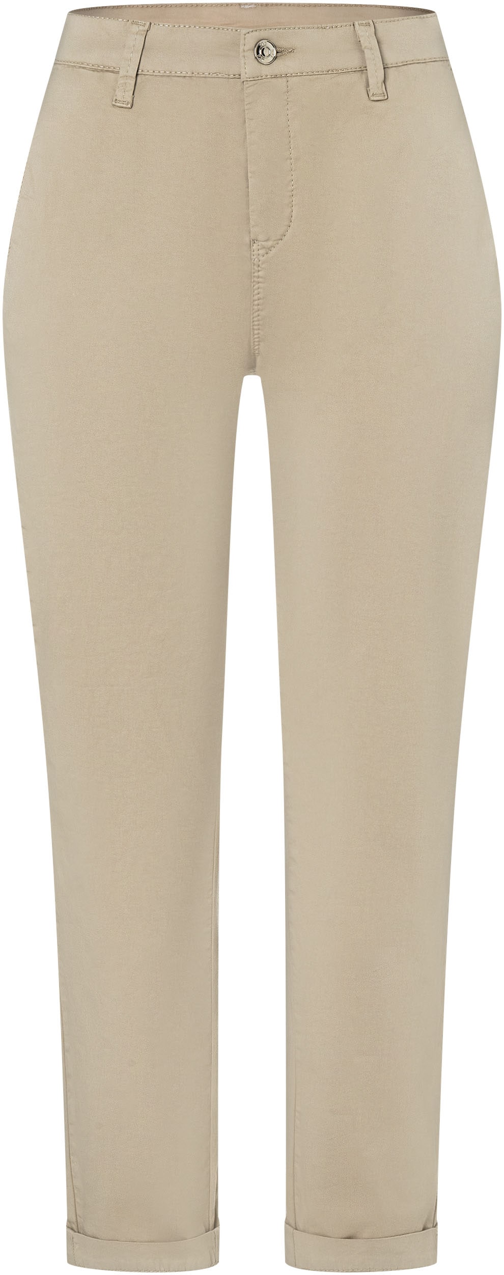 MAC Chinohose »CHINO turn up«, mit dezentem Glanz, elegant und sportiv zugleich