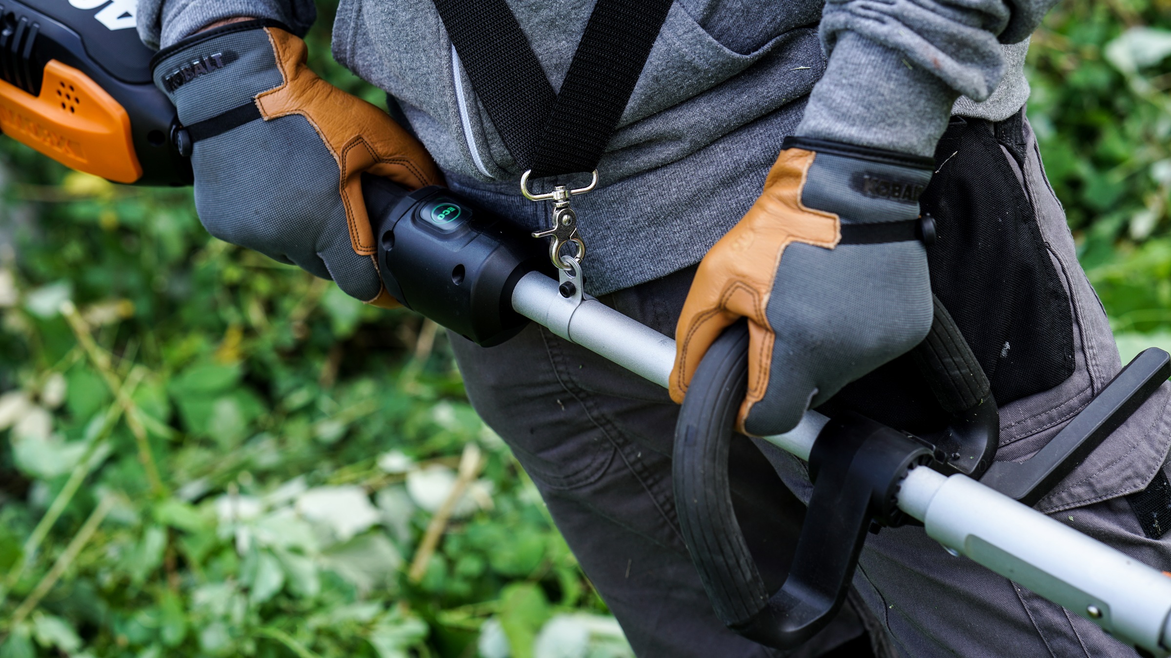 Worx Akku-Rasentrimmer »Nitro WG186E.92«, diverse Aufsätze, Doppelfaden, ohne Akku und Ladegerät