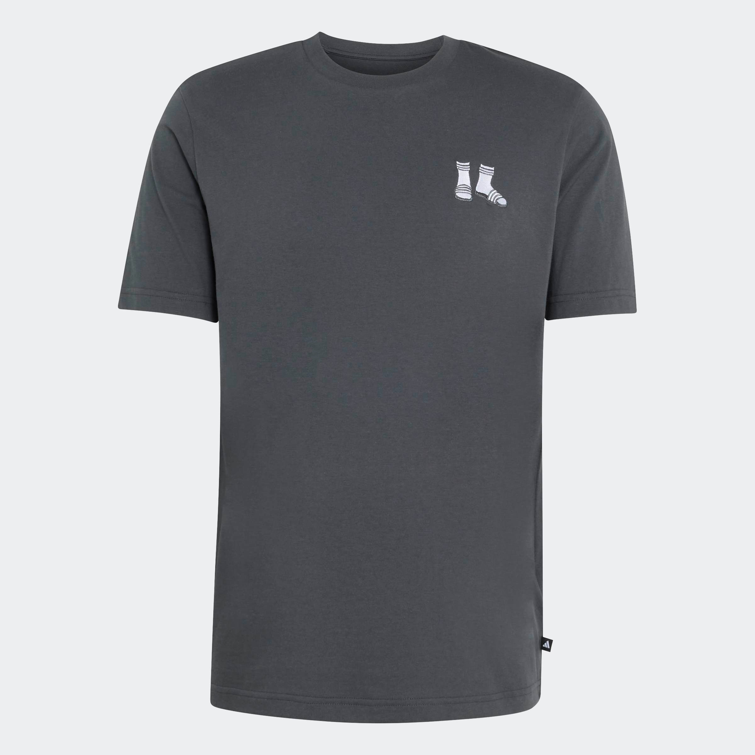 adidas Sportswear T-Shirt »M EMB SLIDES T« mit Rundhalsausschnitt, ohne Verschluss, sportlicher Stil